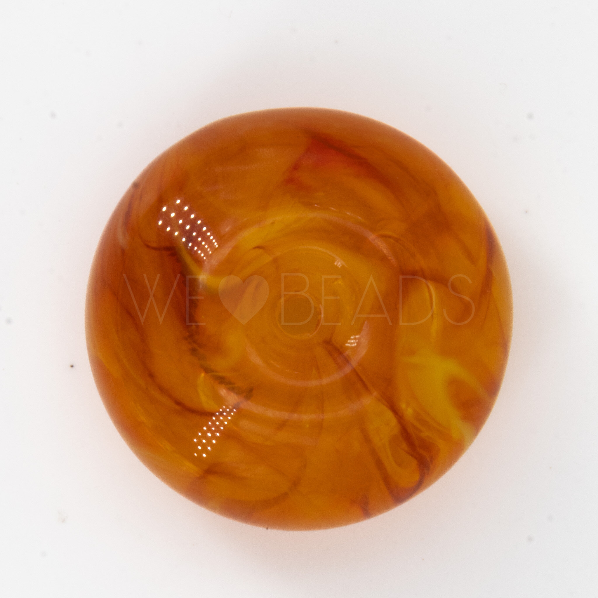 18mm Donut Beads in brown