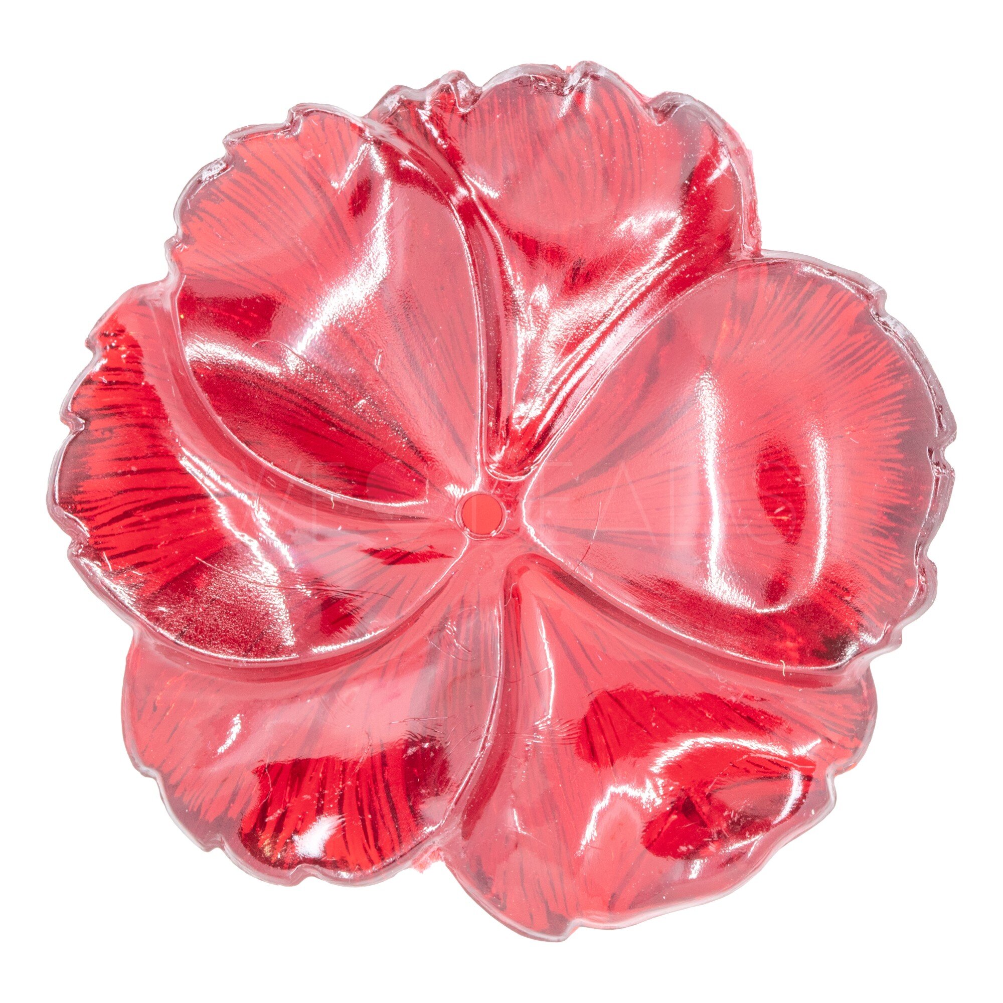 45mm Flower Beads in red