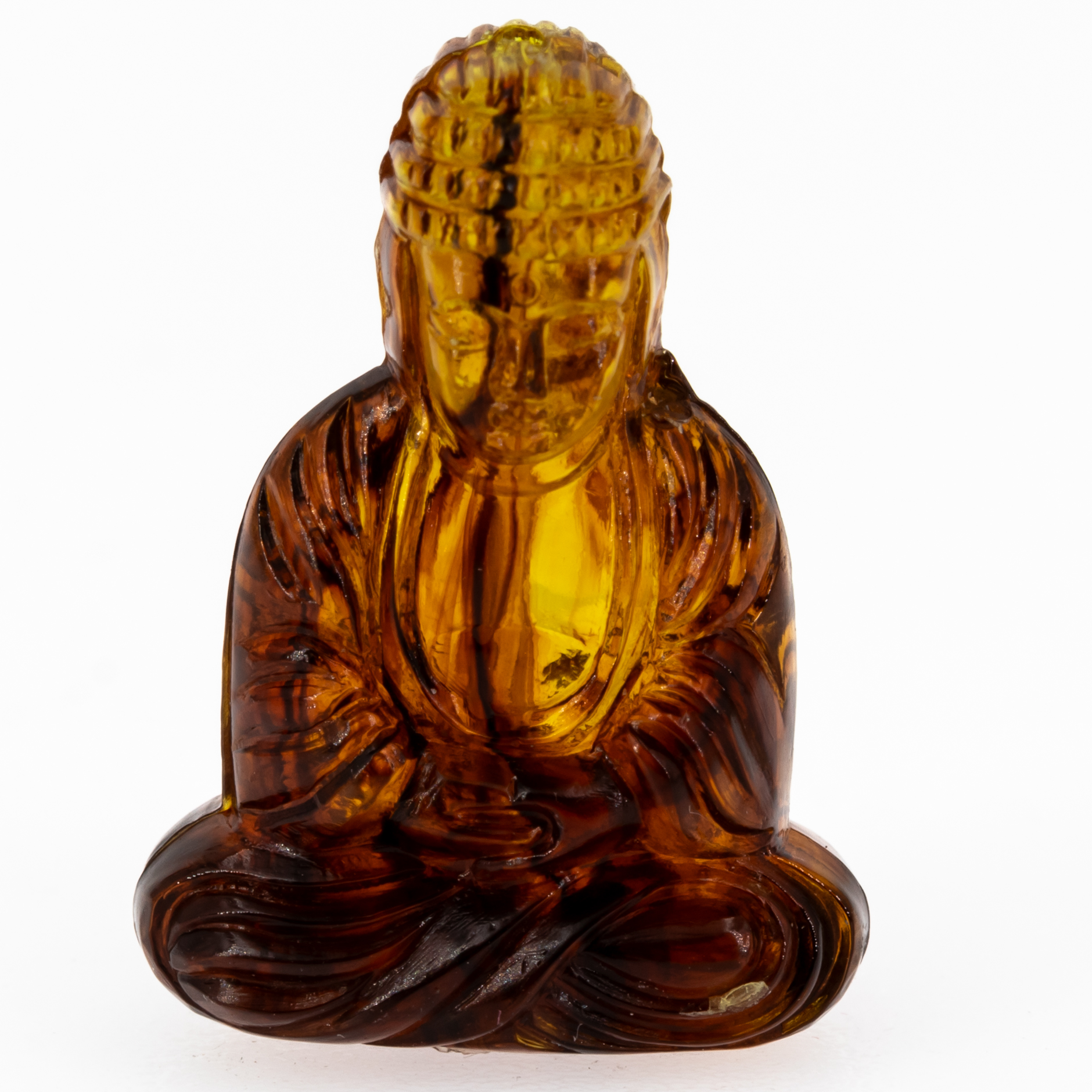 25x18 Buddha-Perle sitzend in schildpatt Marmor