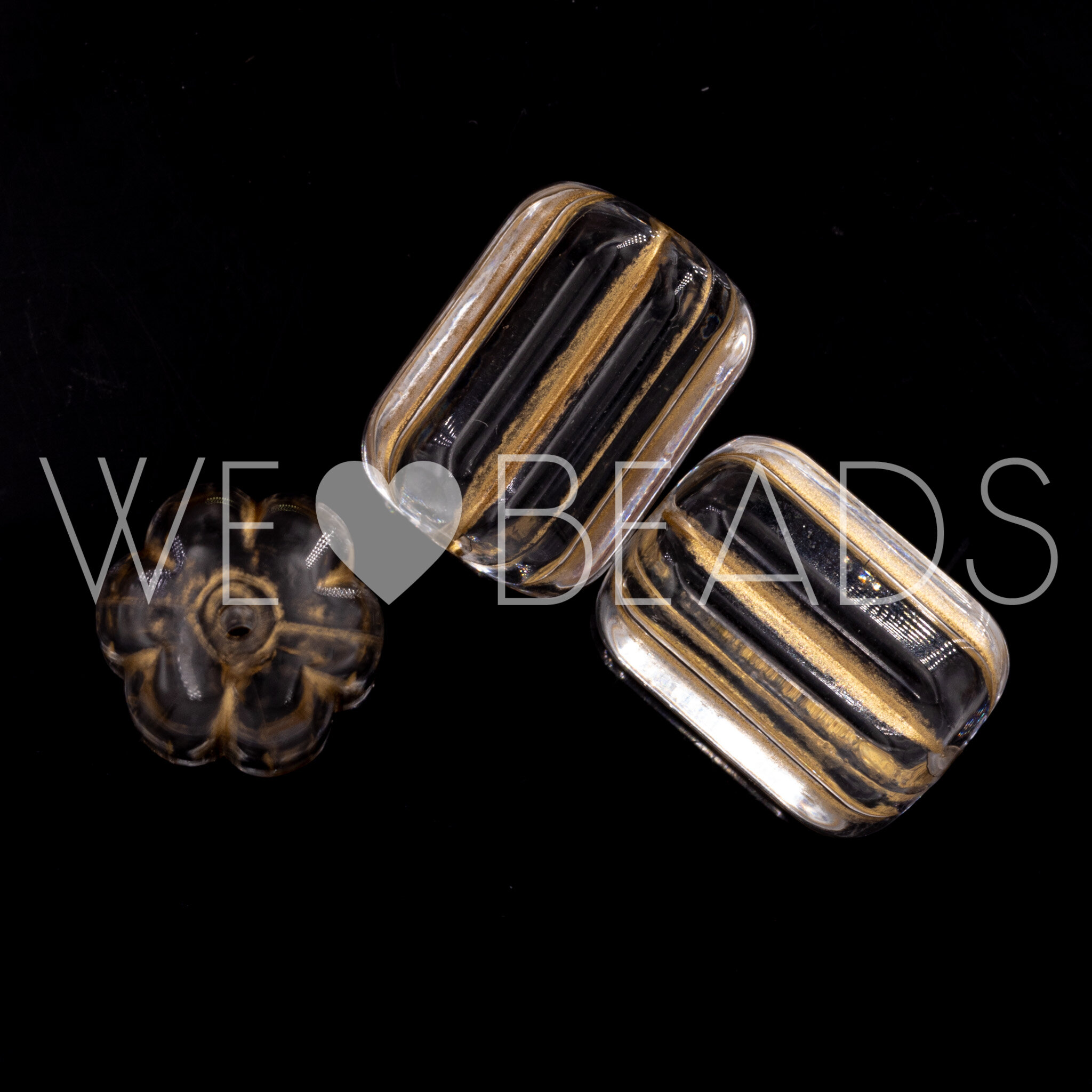 20x14 Walzen Perle in Kristall Transparent