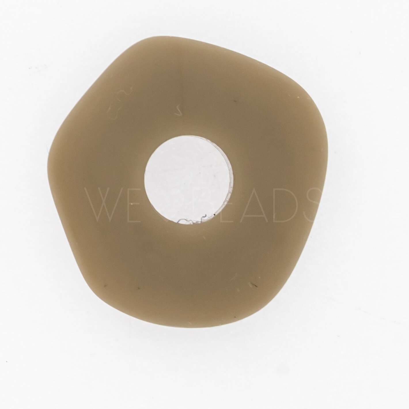 20mm Donut Beads in sesame grey