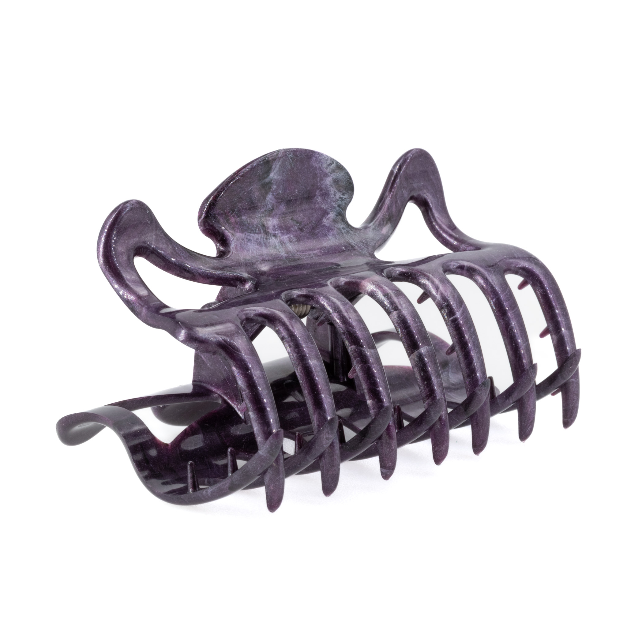 Haarklammer in purpur violett (Large)