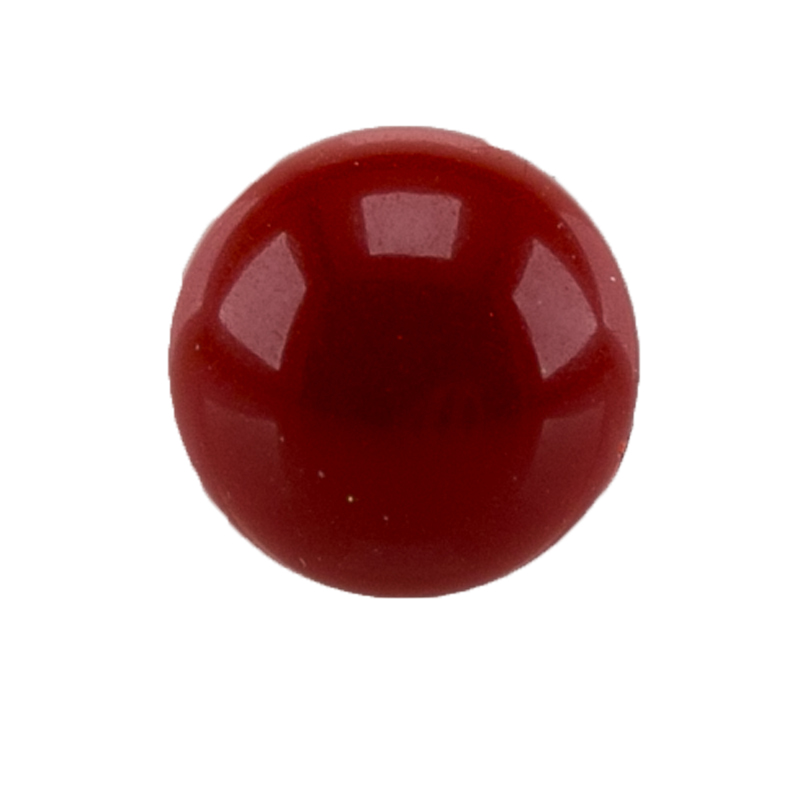 10mm Cabochon oval - blutrot Satt