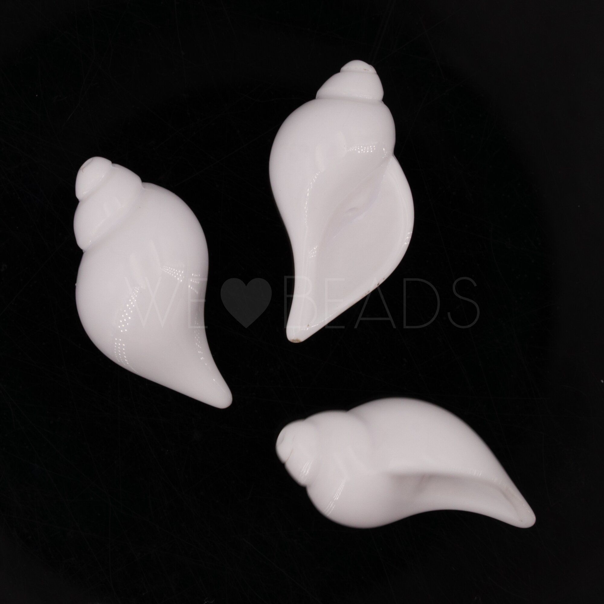 27x14 Muschel Perle in weiß