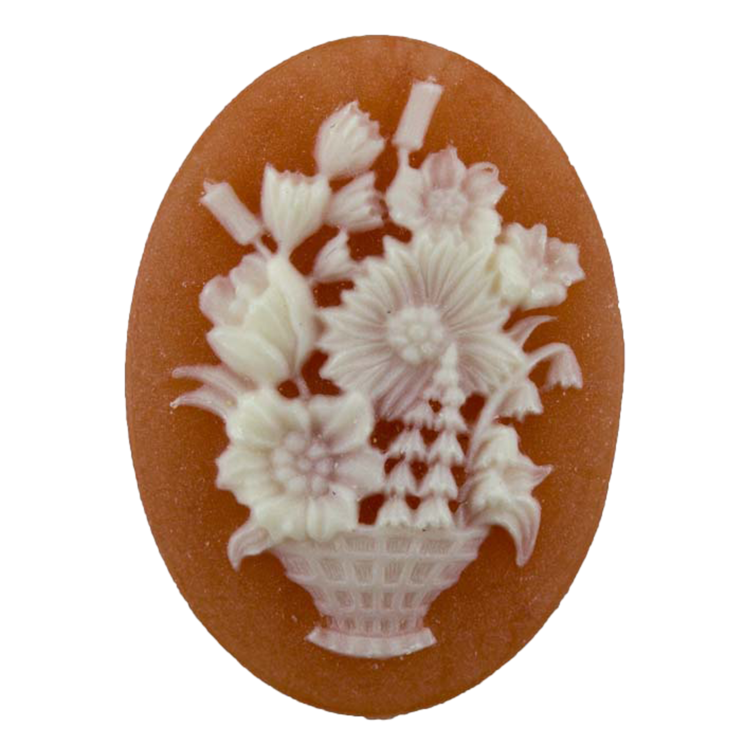 18x13 Kamee oval in Karneol / Elfenbein