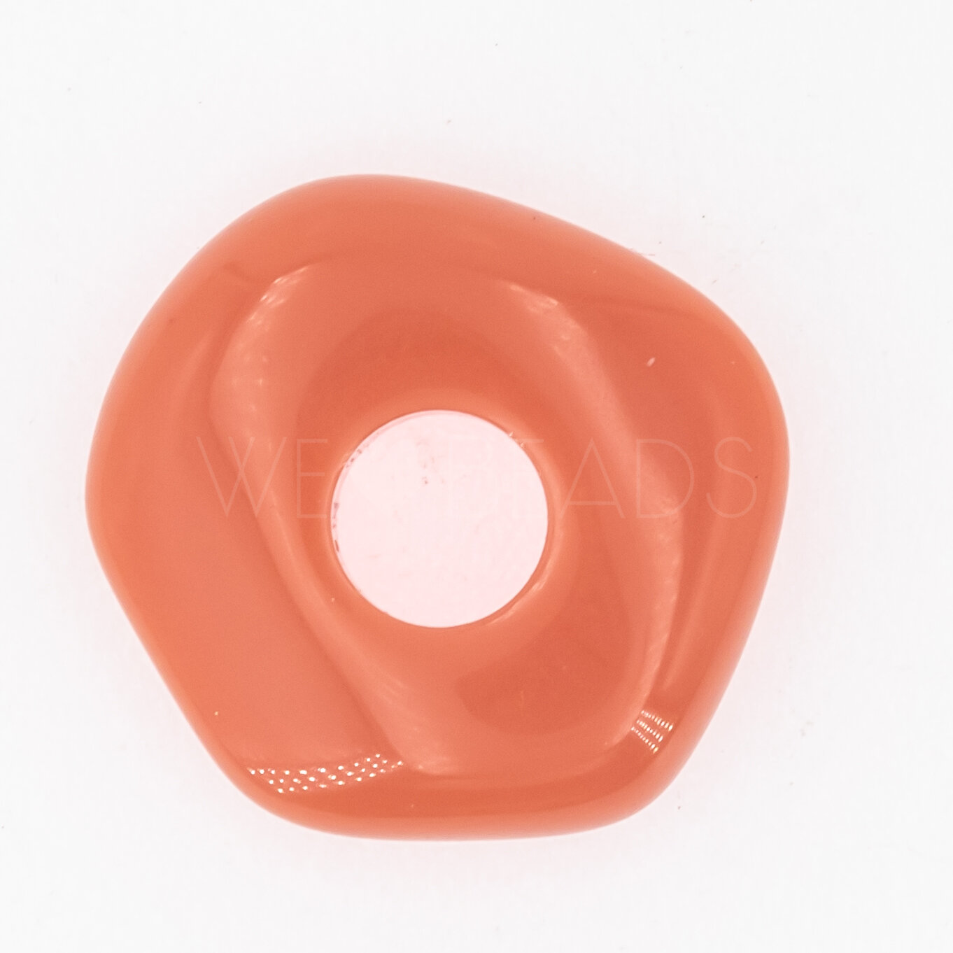 20mm Donut Beads in salmon corall