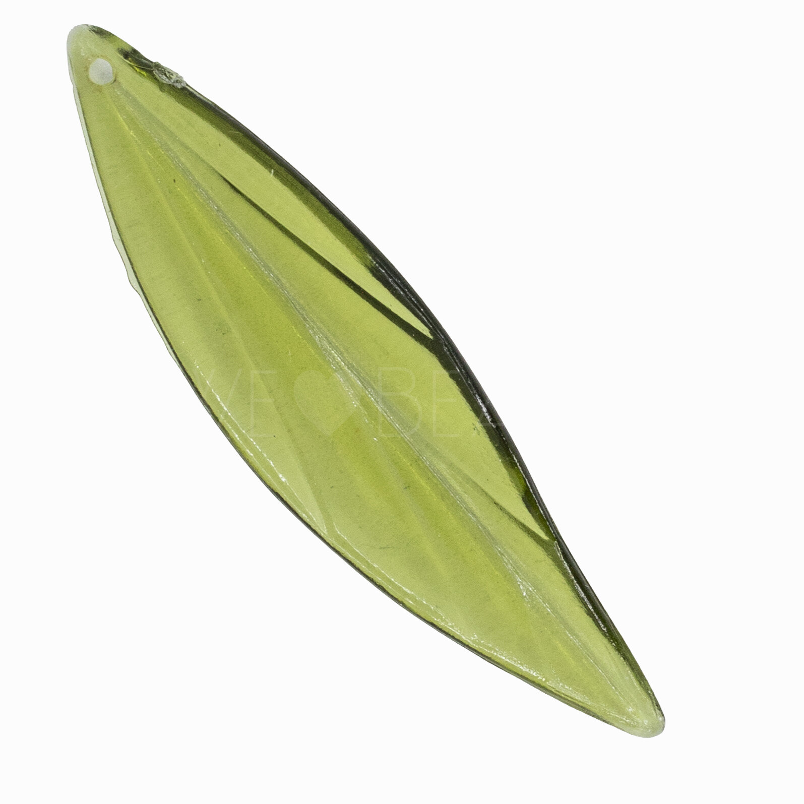 49mm Blatt Anhänger in schlammgrün