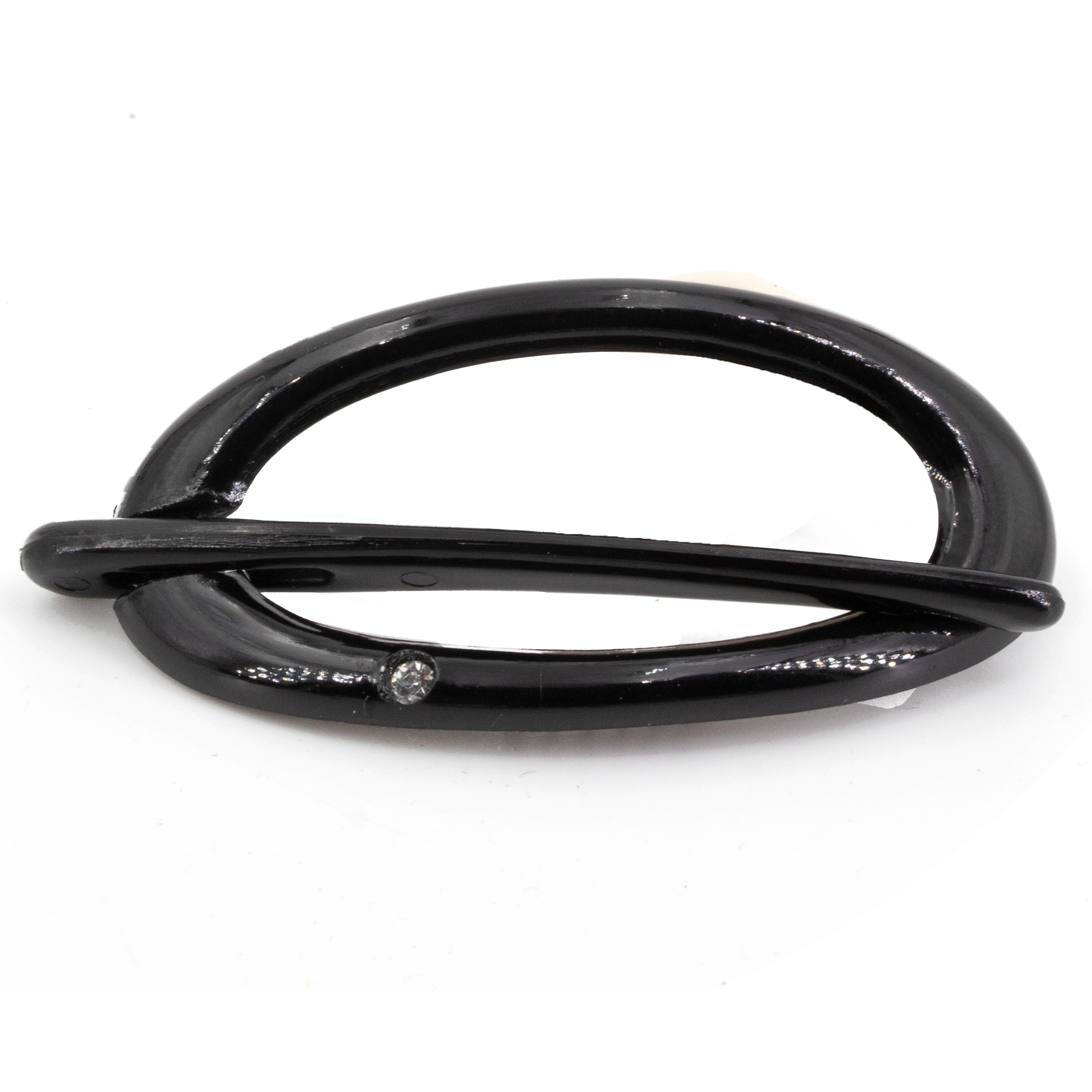 Dragonfly clip mit strass in black Opaque, medium