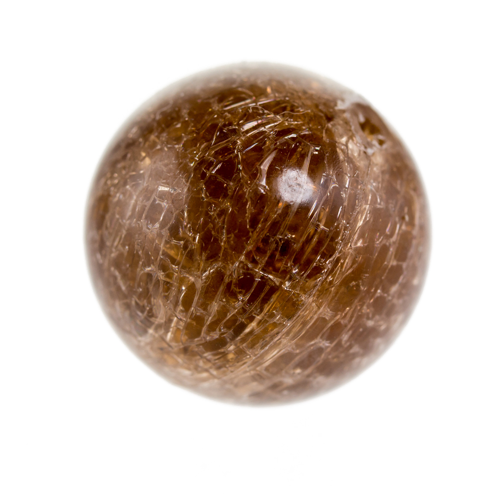 16mm Roundbead in Topaz Crash