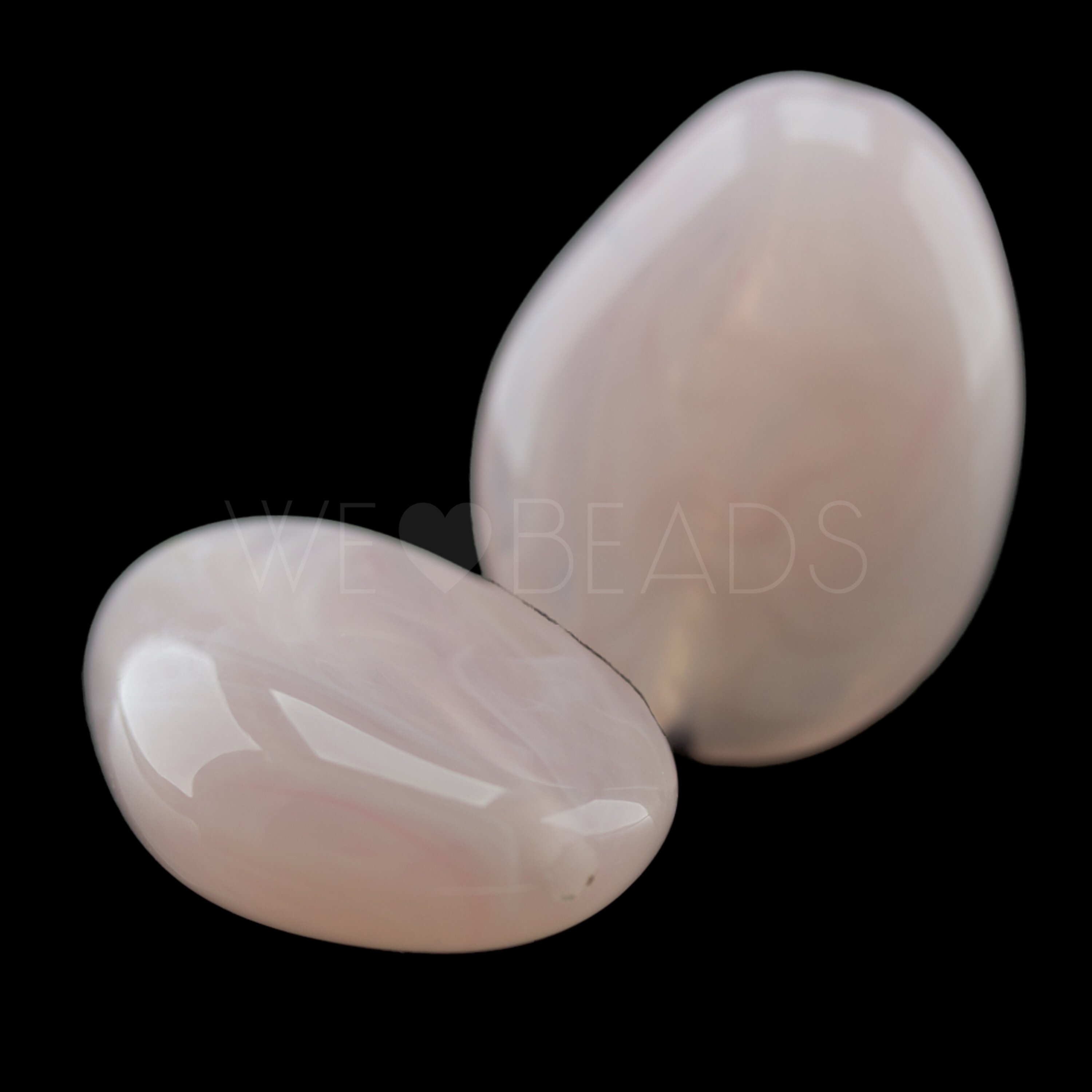 26x20 Perle Barock in Rosenquarz 