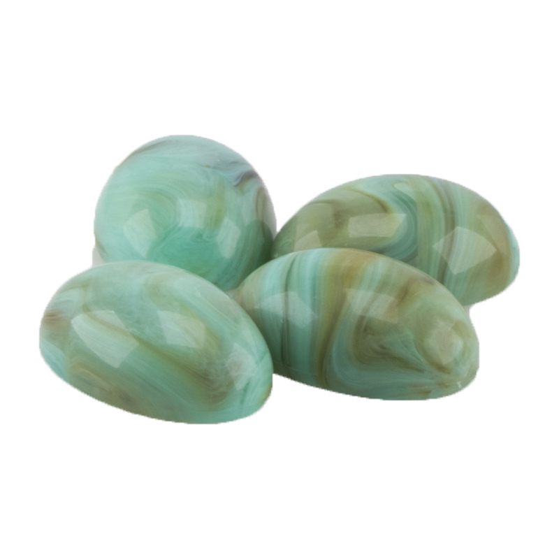 10x8 Oval Cabochon  - turquoise Marbled,