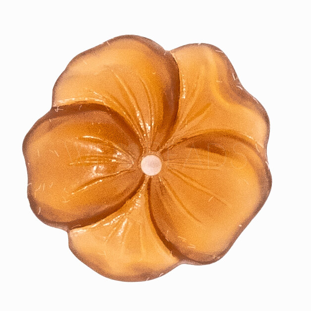 14mm Flower Beads in topaz