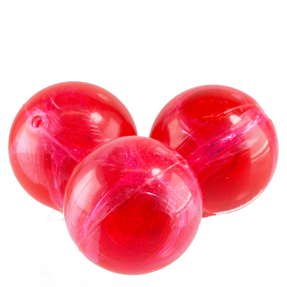 20mm Roundbead in neon pink Crash