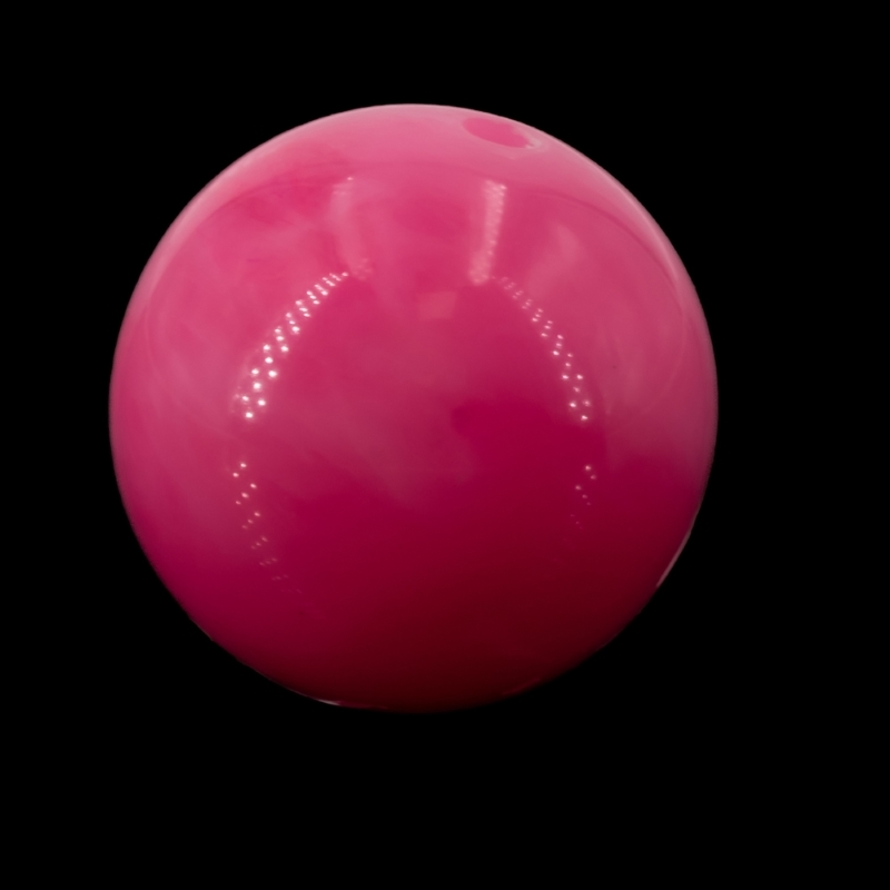 10mm Rundperle in  pink Marmor