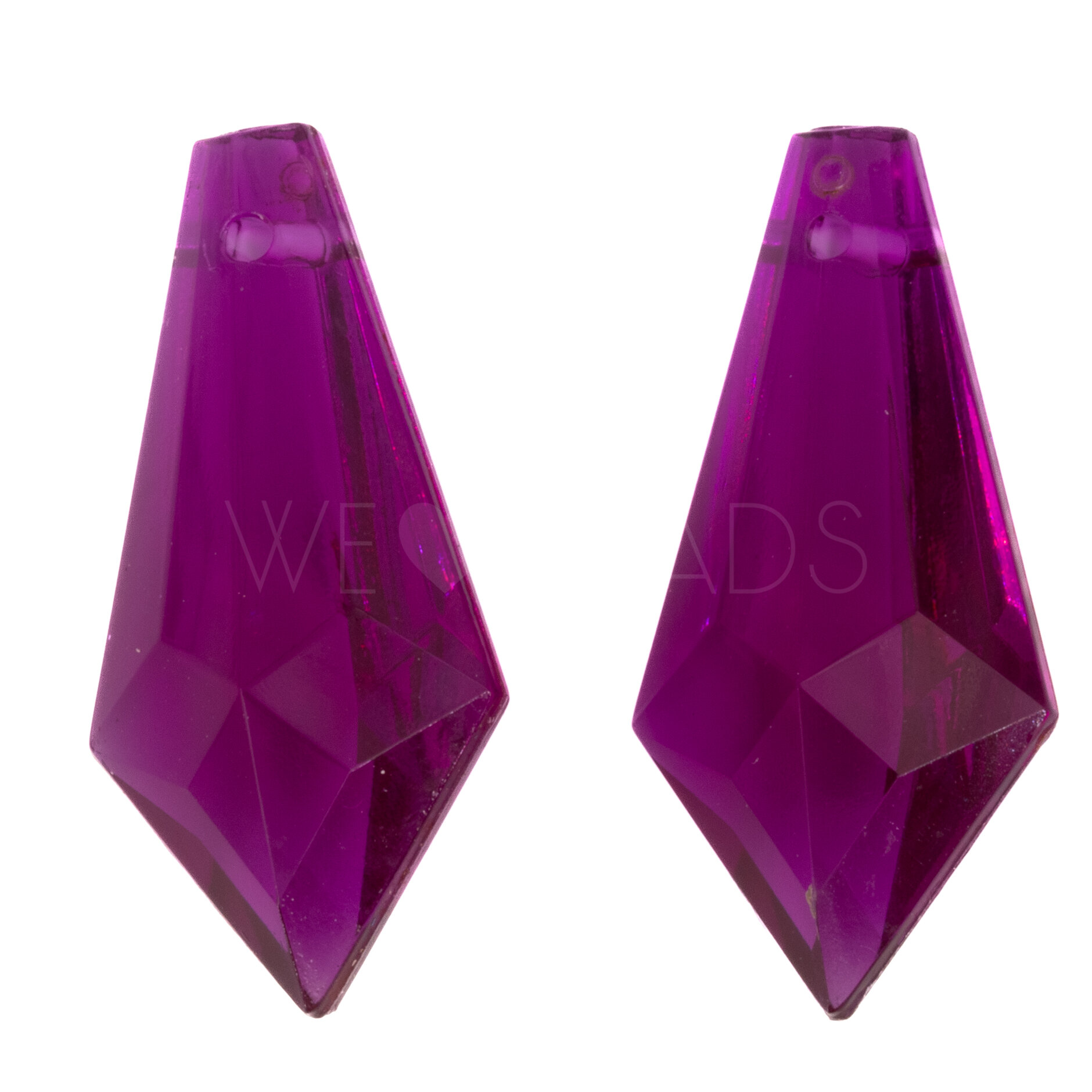 38x18 drop Charm in purple