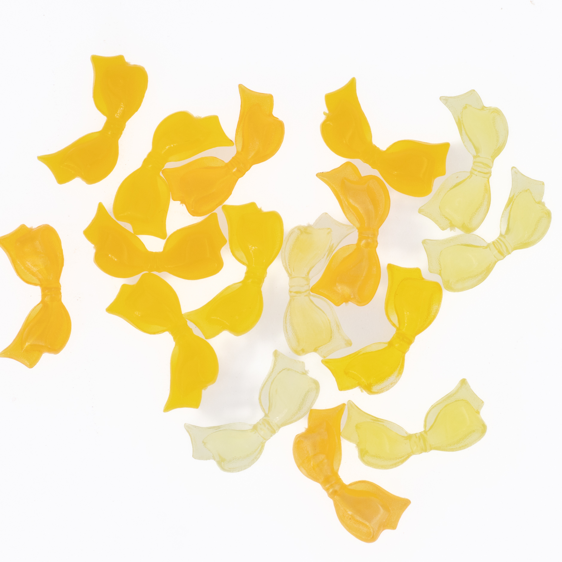 21x10  Ribbon bead - mixed yellow