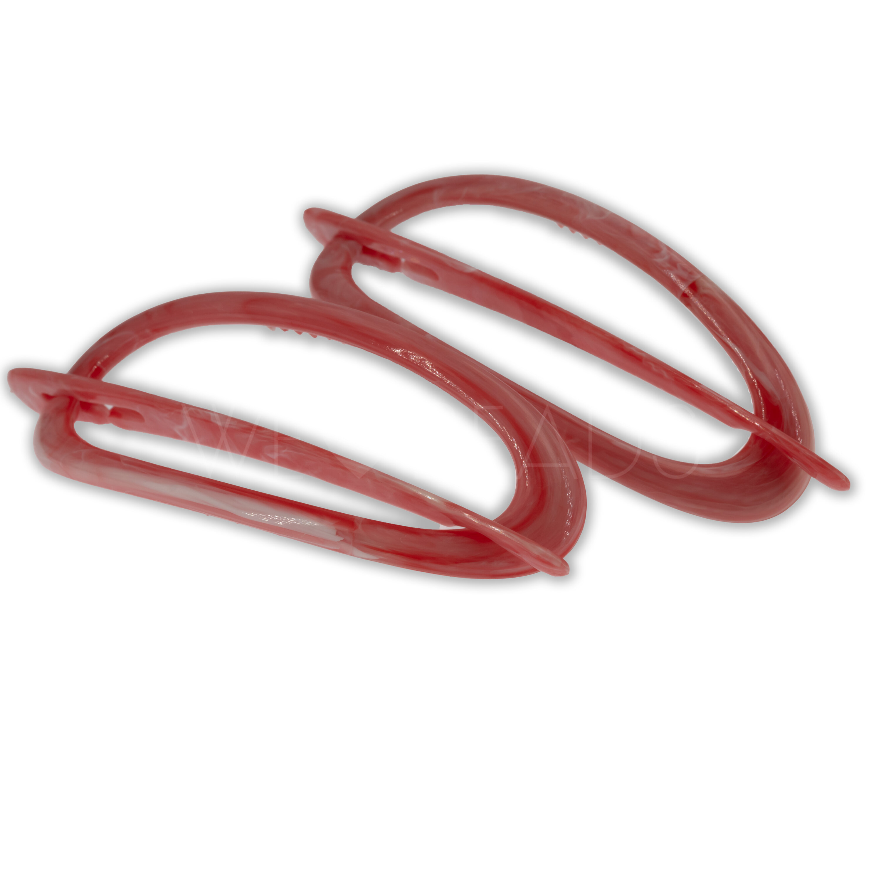 Dragonfly clip in pink Marbled, Large