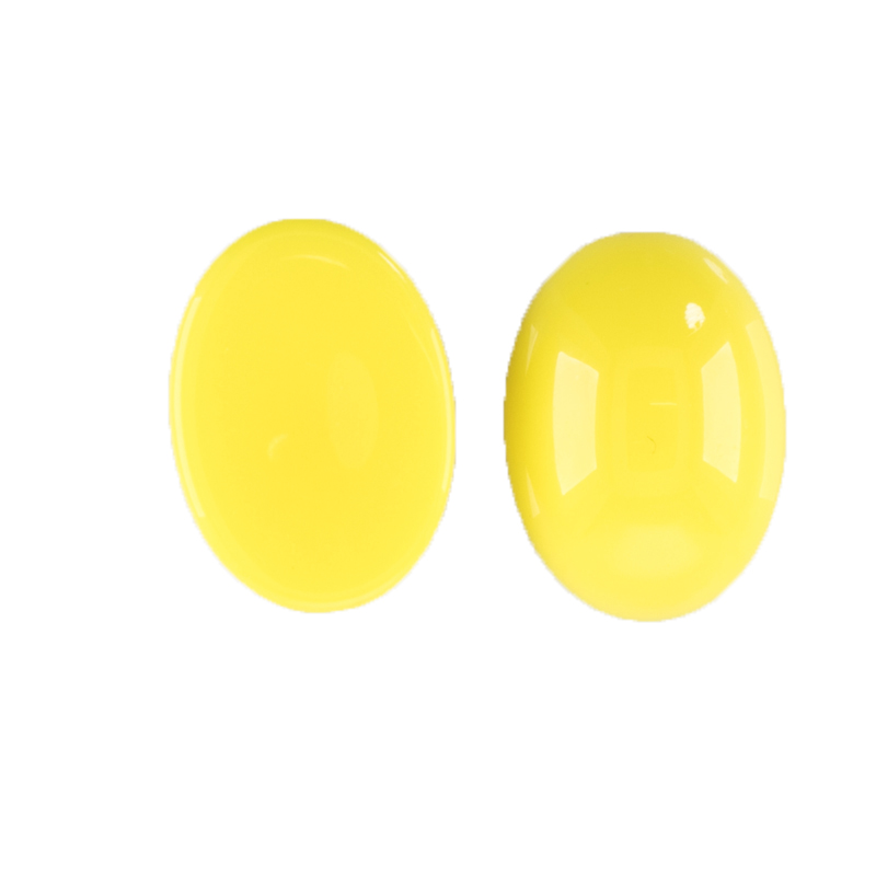 25x18 oval Cabochon in zinkgelb 