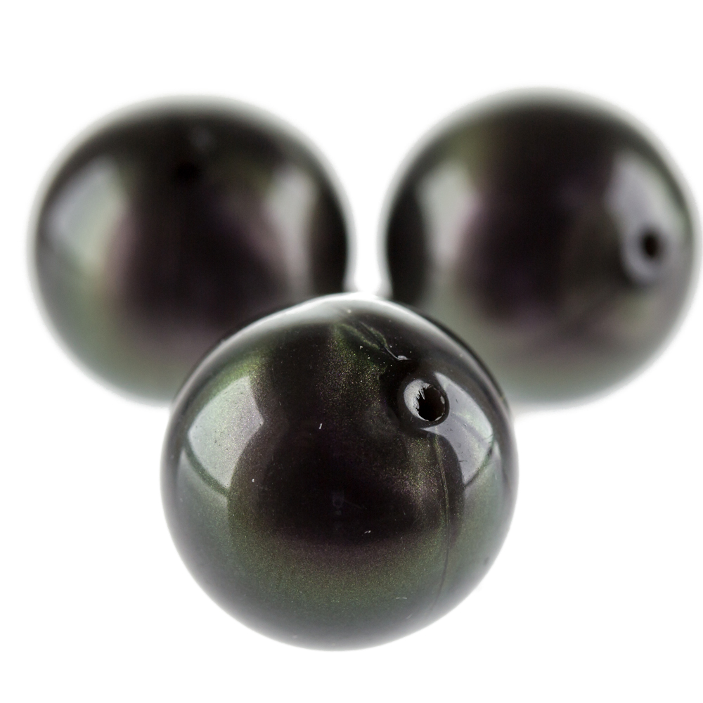 12mm Roundbead in radiant purple violet Silk