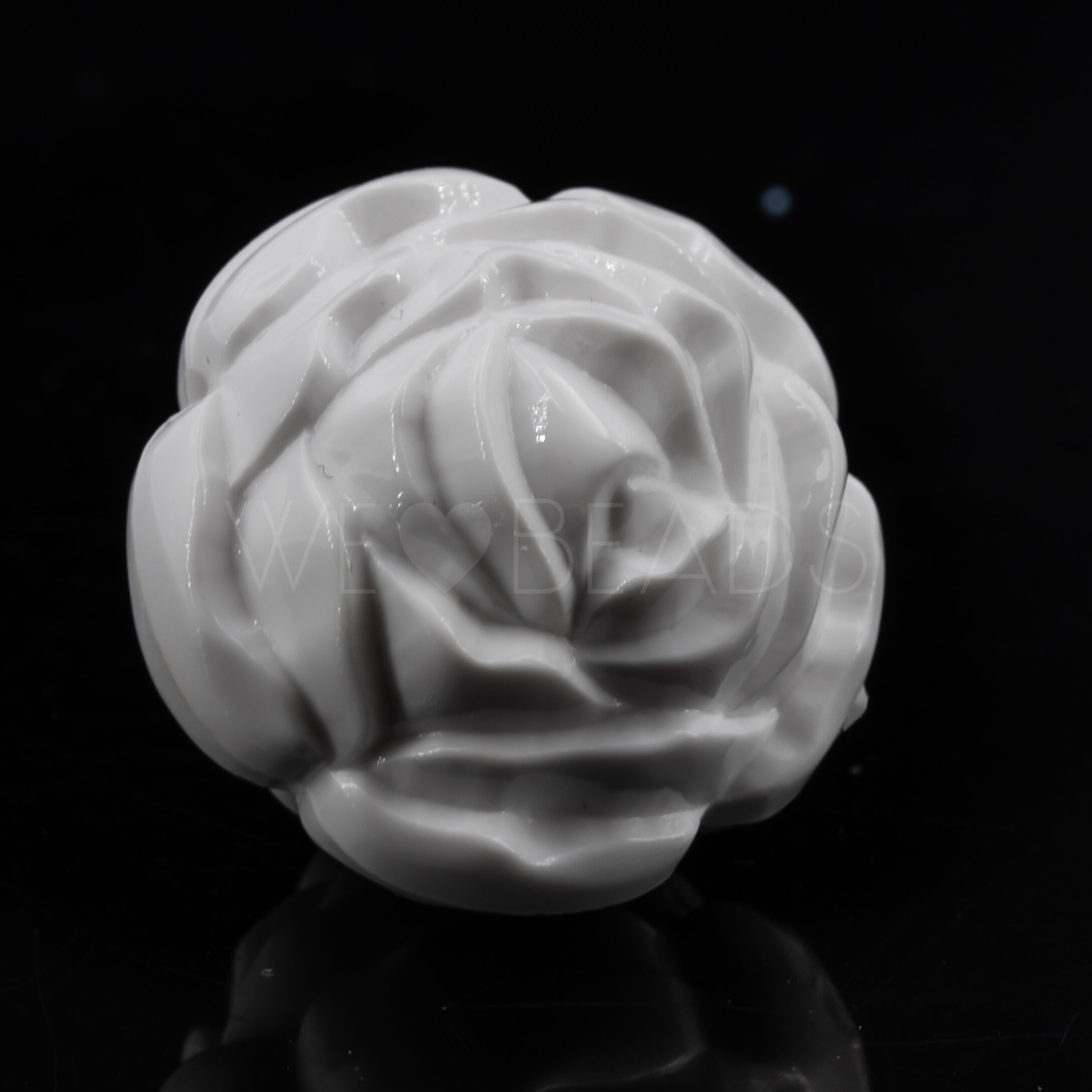 10mm Rose Perle in weiß