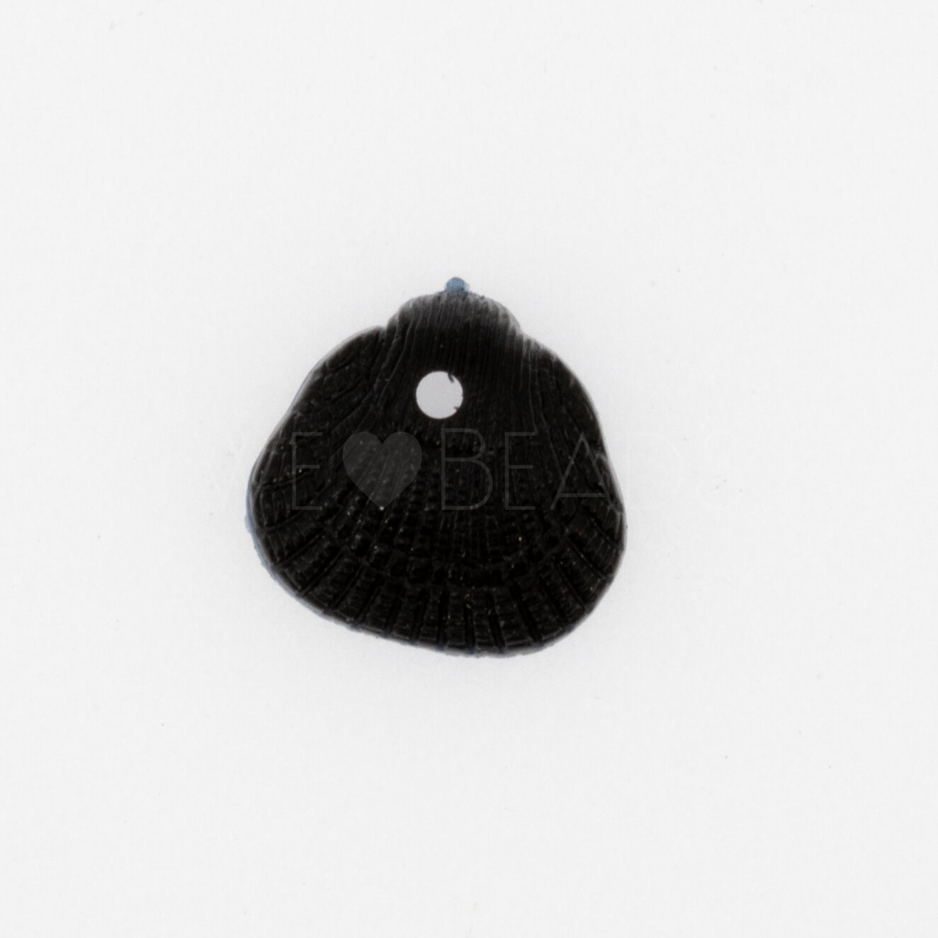 10mm Shell Charm in black