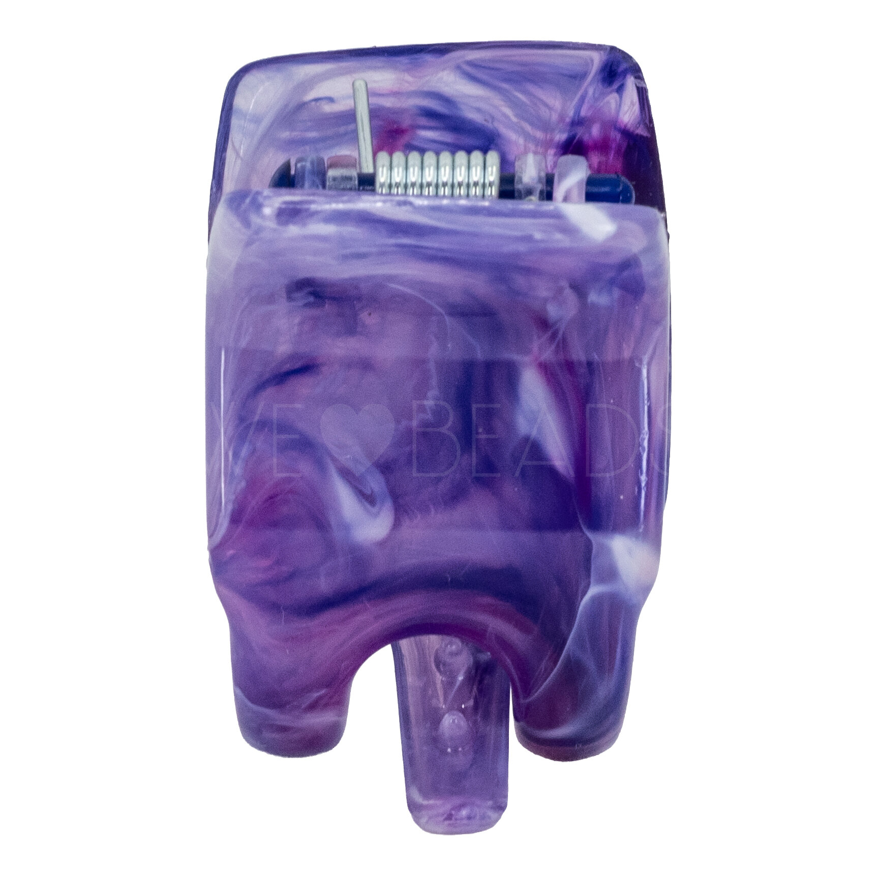 Haarklammer in Multicolor lila (medium)