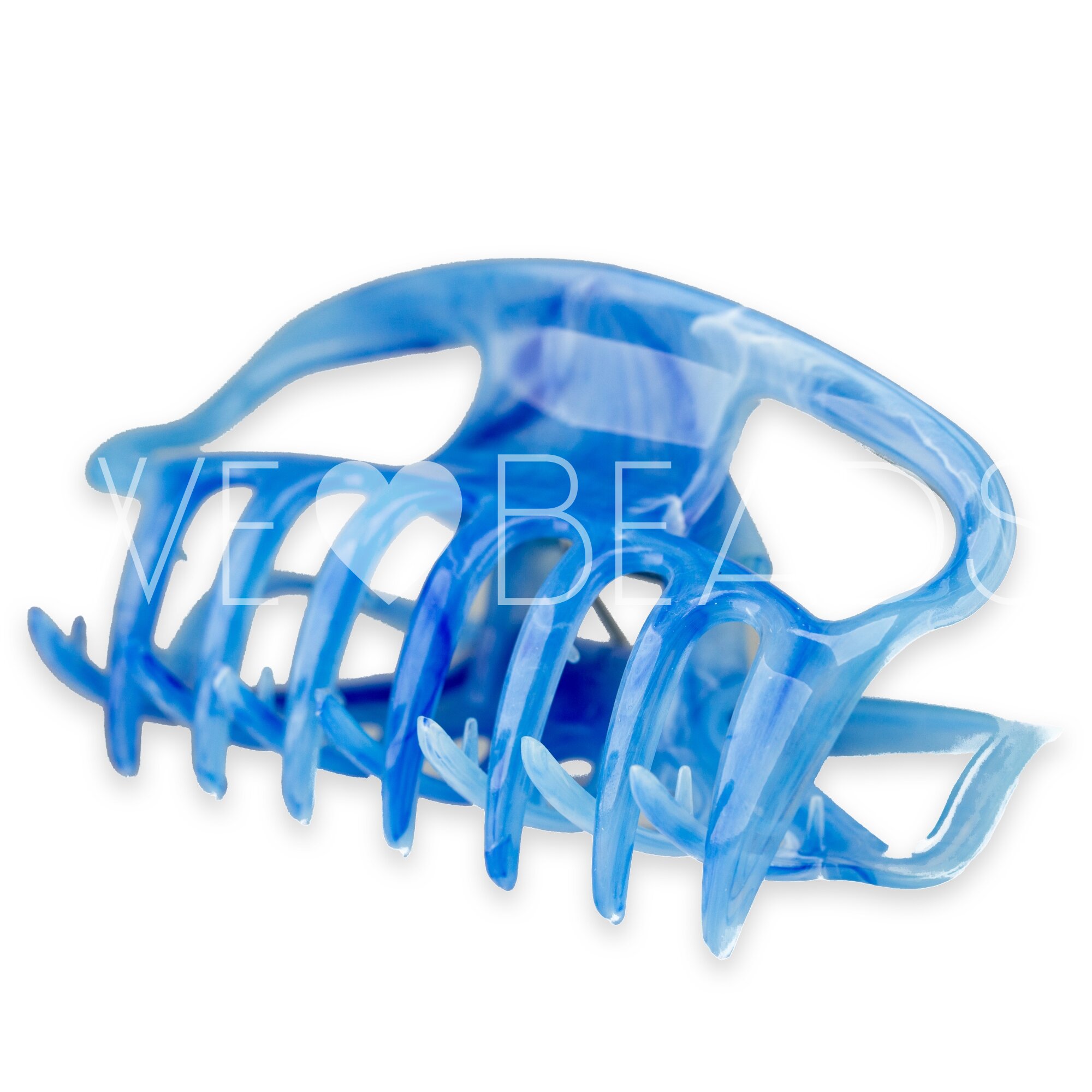 Haarspange in Himmelblau , Large