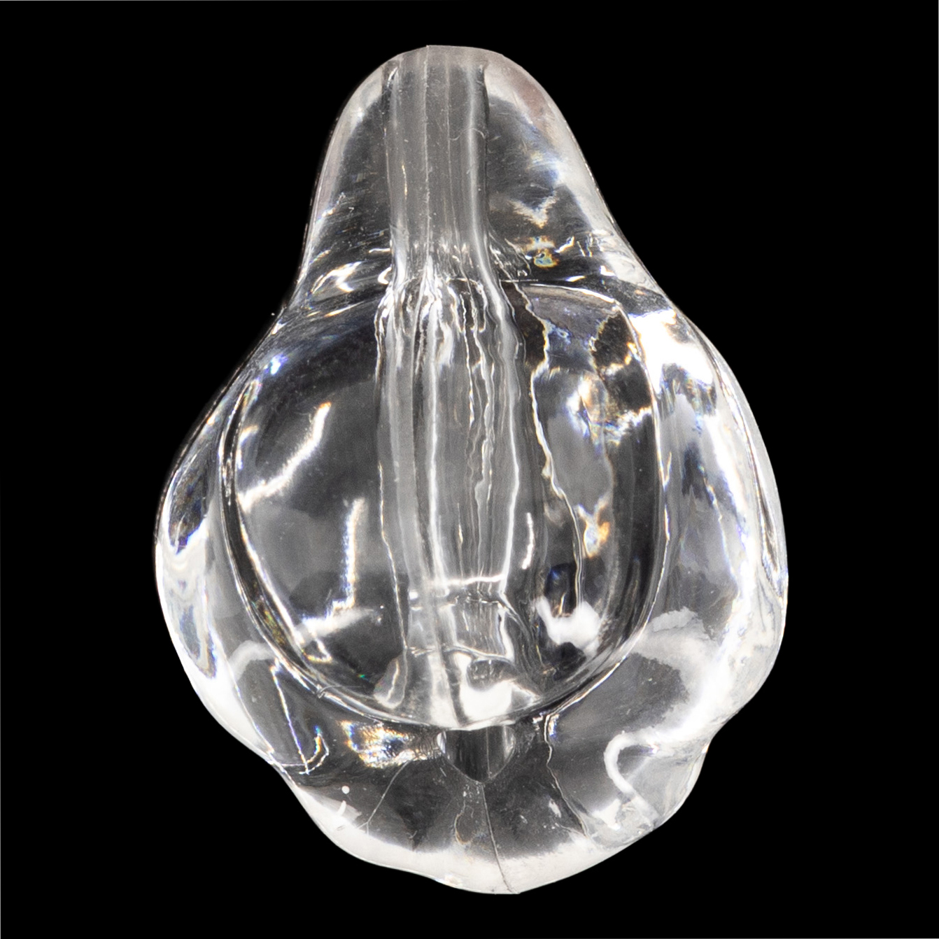 32x26 Pear Beads in crystal