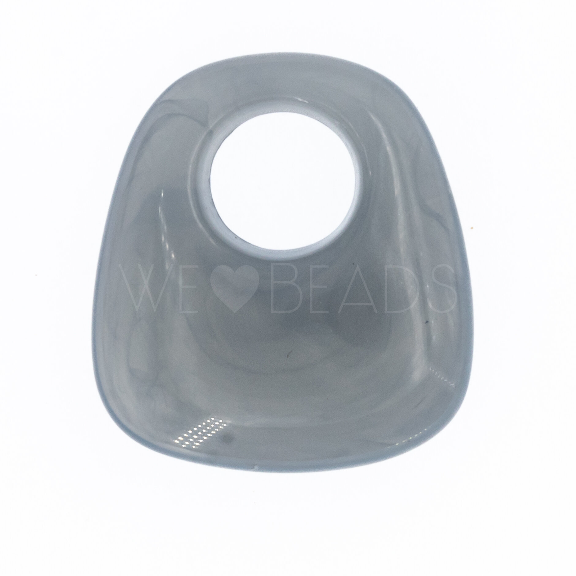 23x21 Trapezium Charm in misty grey