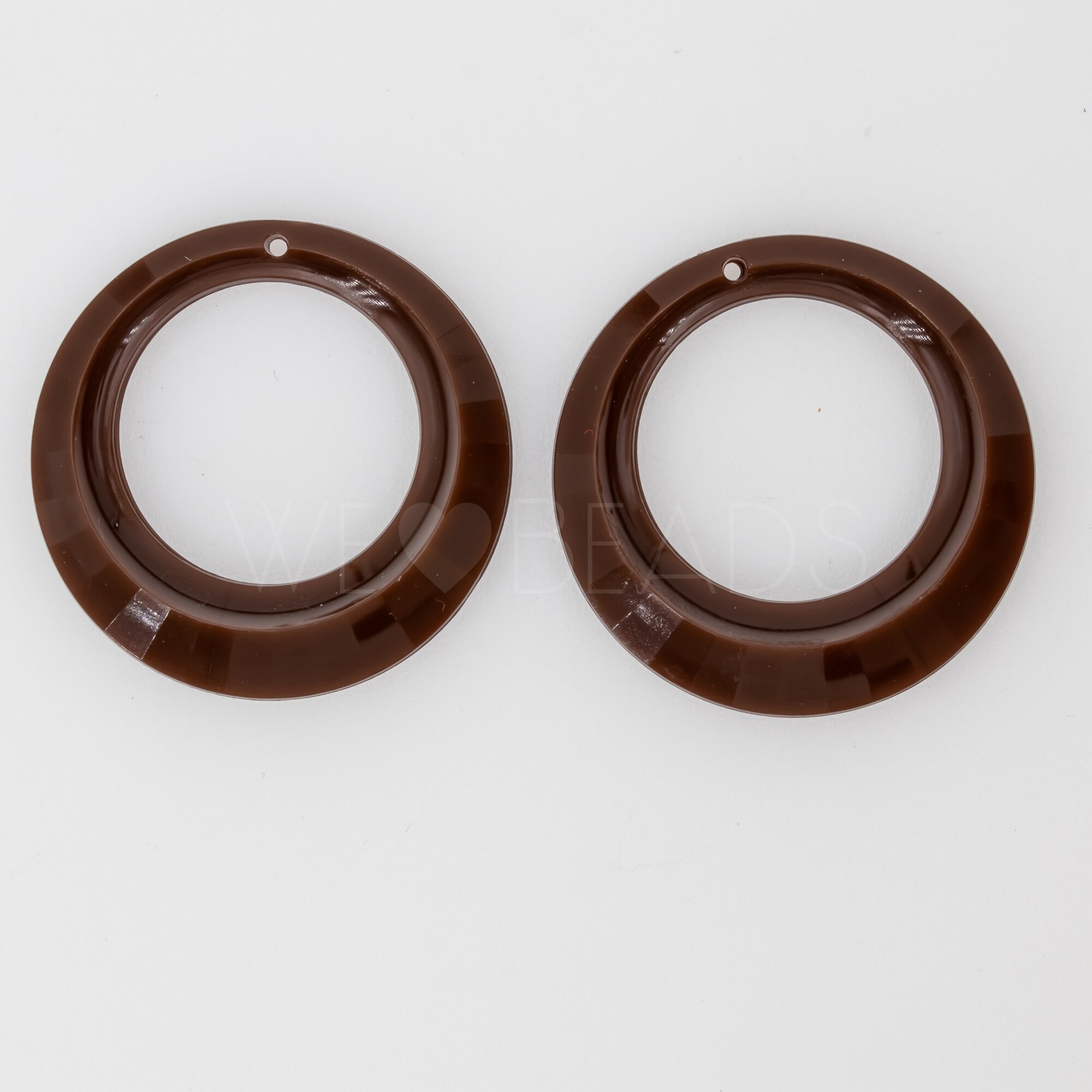 35mm Rund Ring in braun