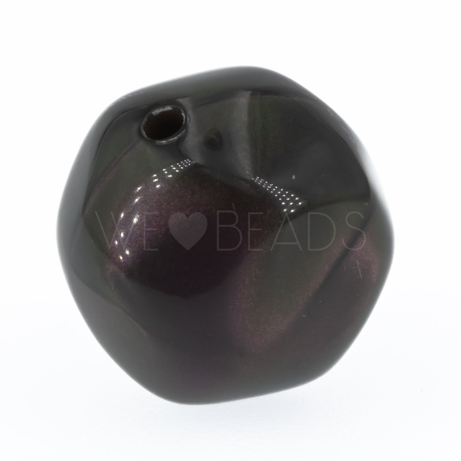 15mm baroque Beads- radiant purple violet Silk