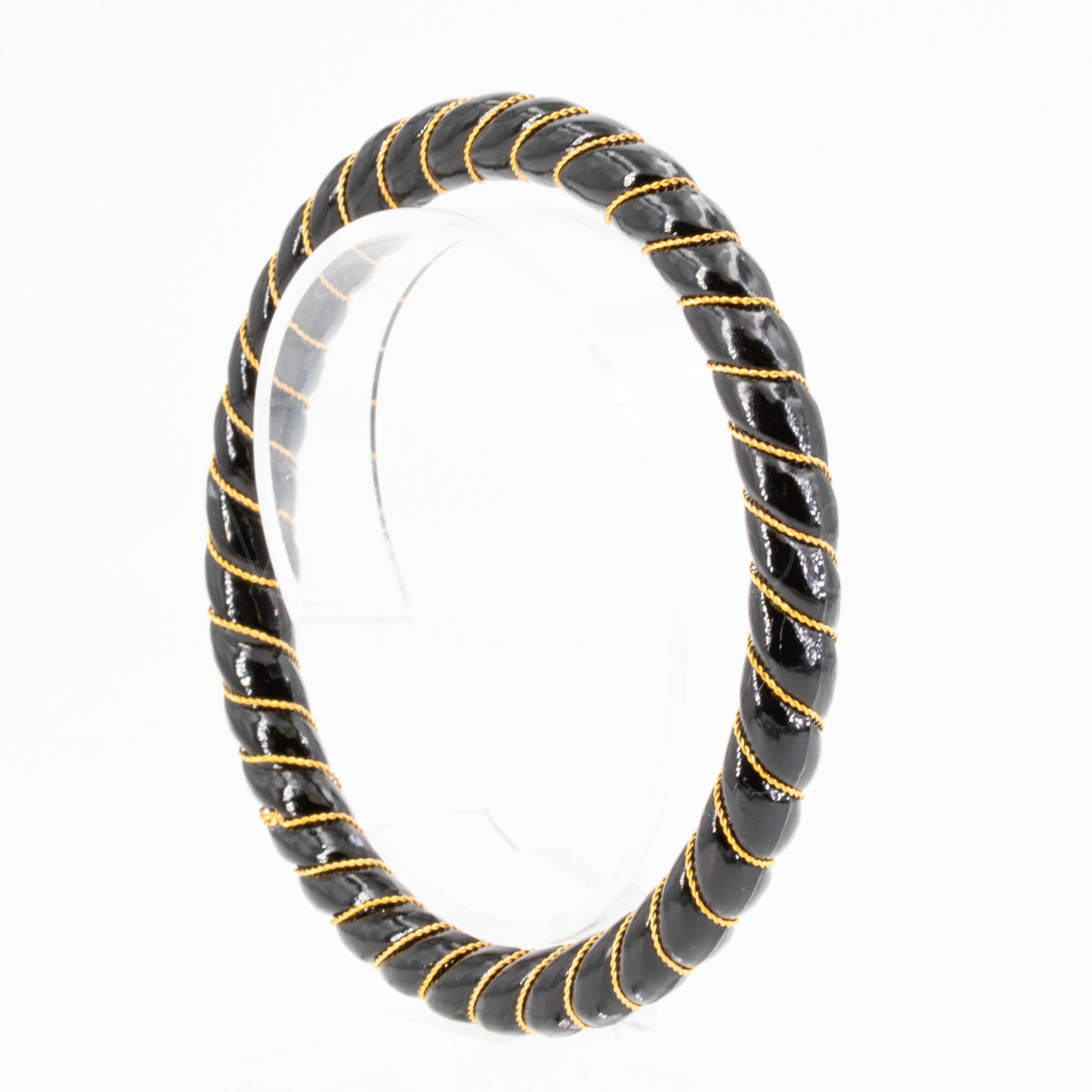  Round Bracelet in black