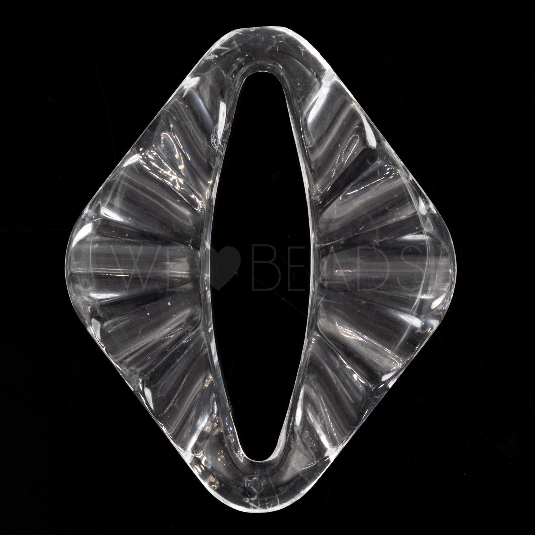 53x43 Ring Raute in Kristall