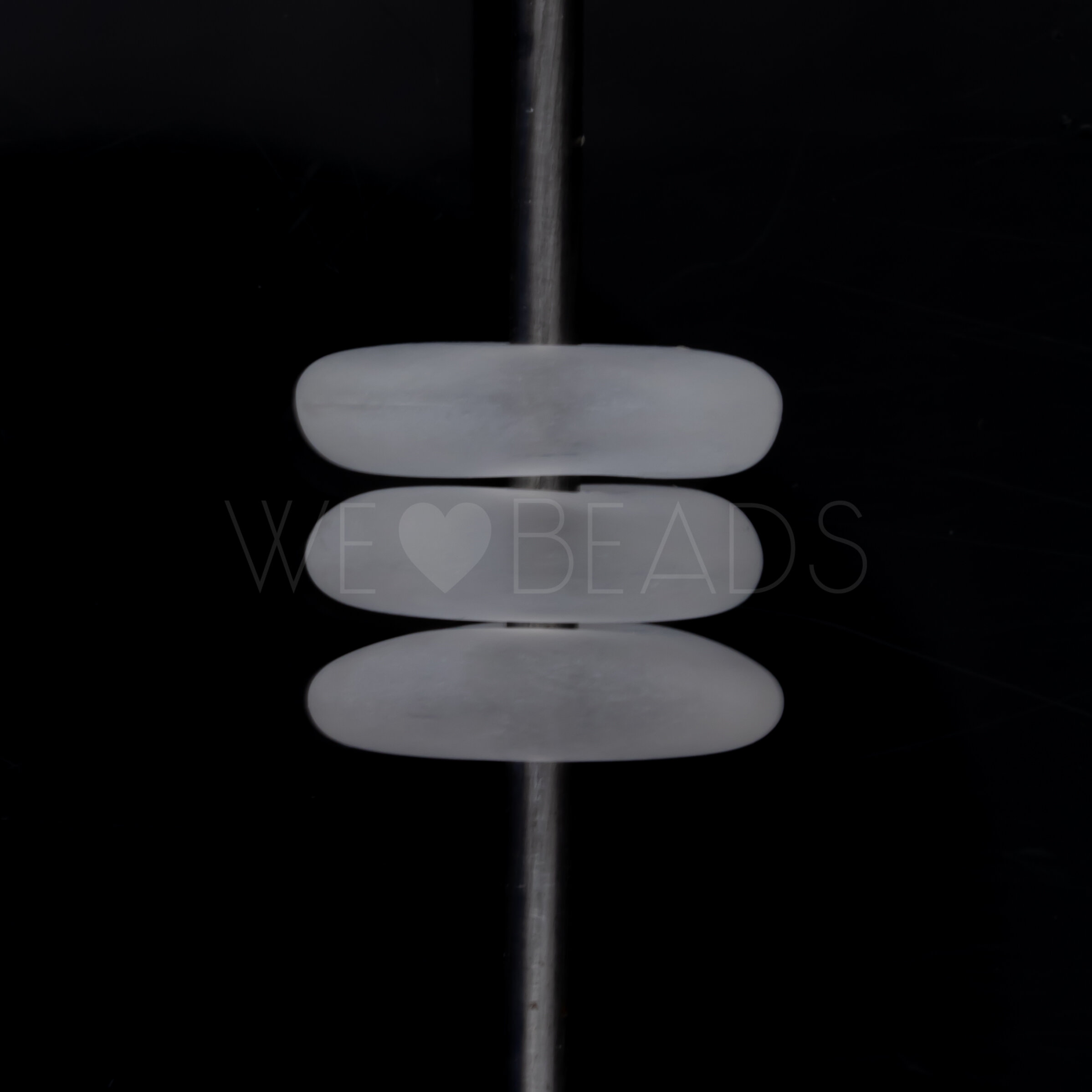 20mm Donut Beads in crystall frosted