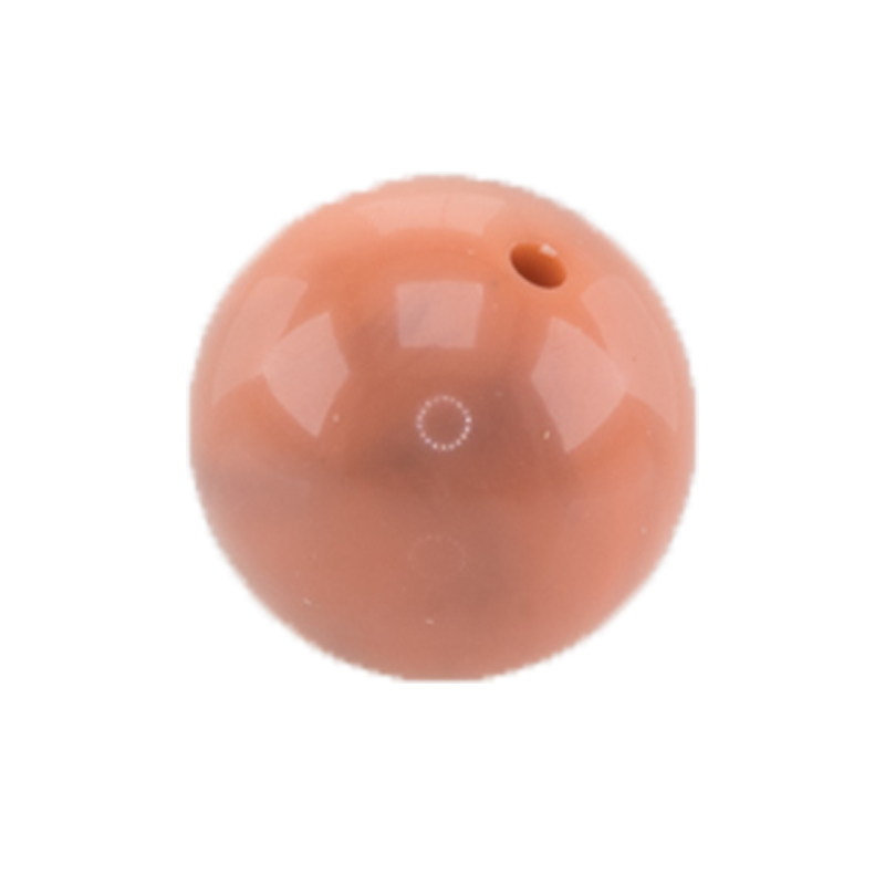 12mm Rundperle in  coralle Marmor