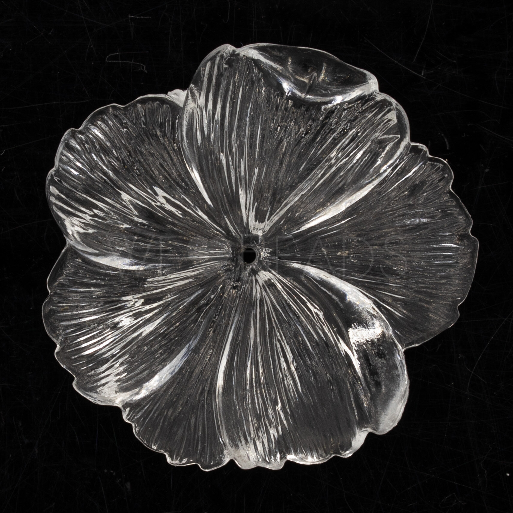 45mm Blume Perle in Kristall