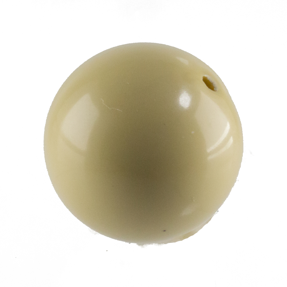 10mm Roundbead in papyrus brown Opaque