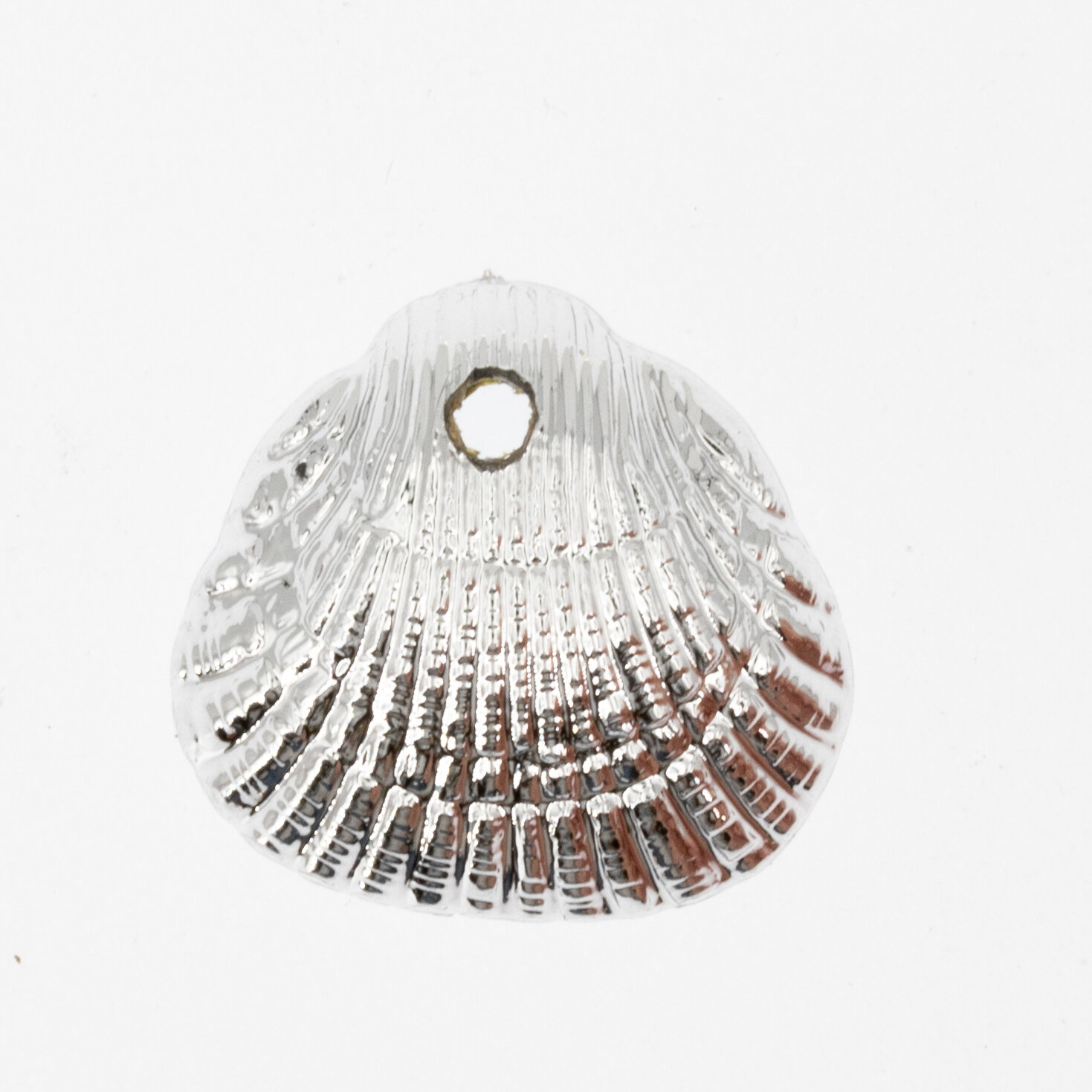 18x17 Muschel Anhänger in silber