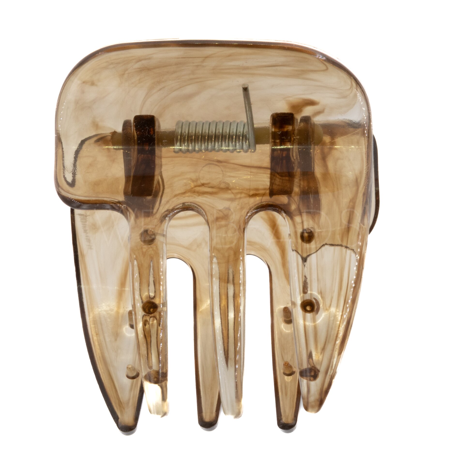 Haarklammer in Karamell in Large