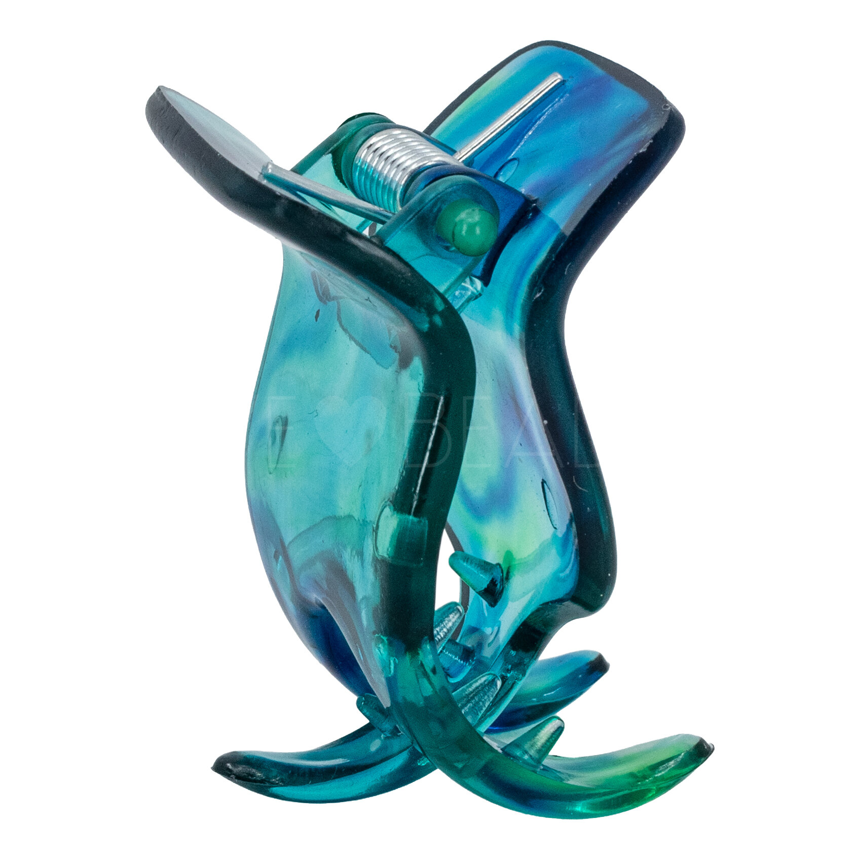 Haarklammer in Ozean blau (medium)