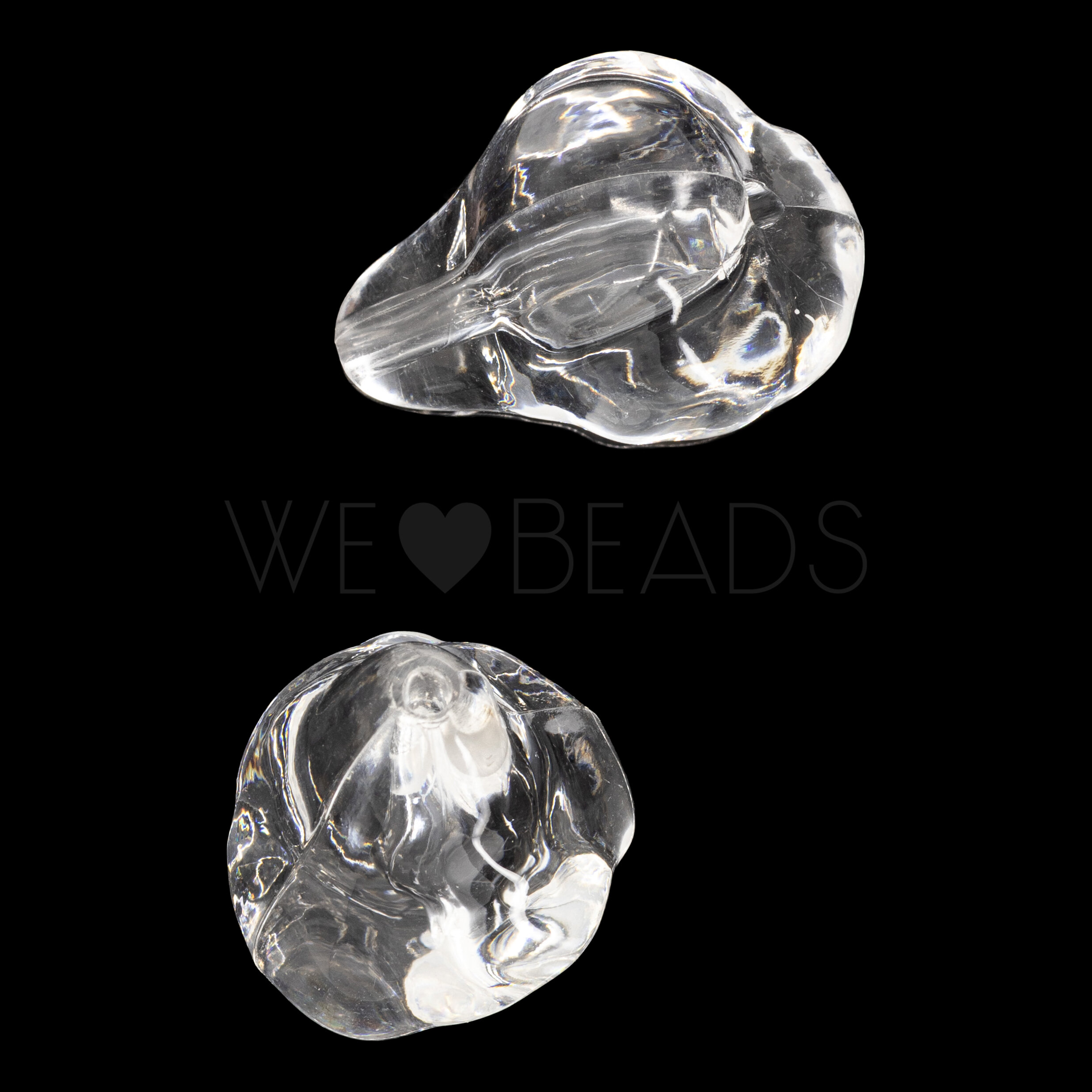 32x26 Pear Beads in crystal