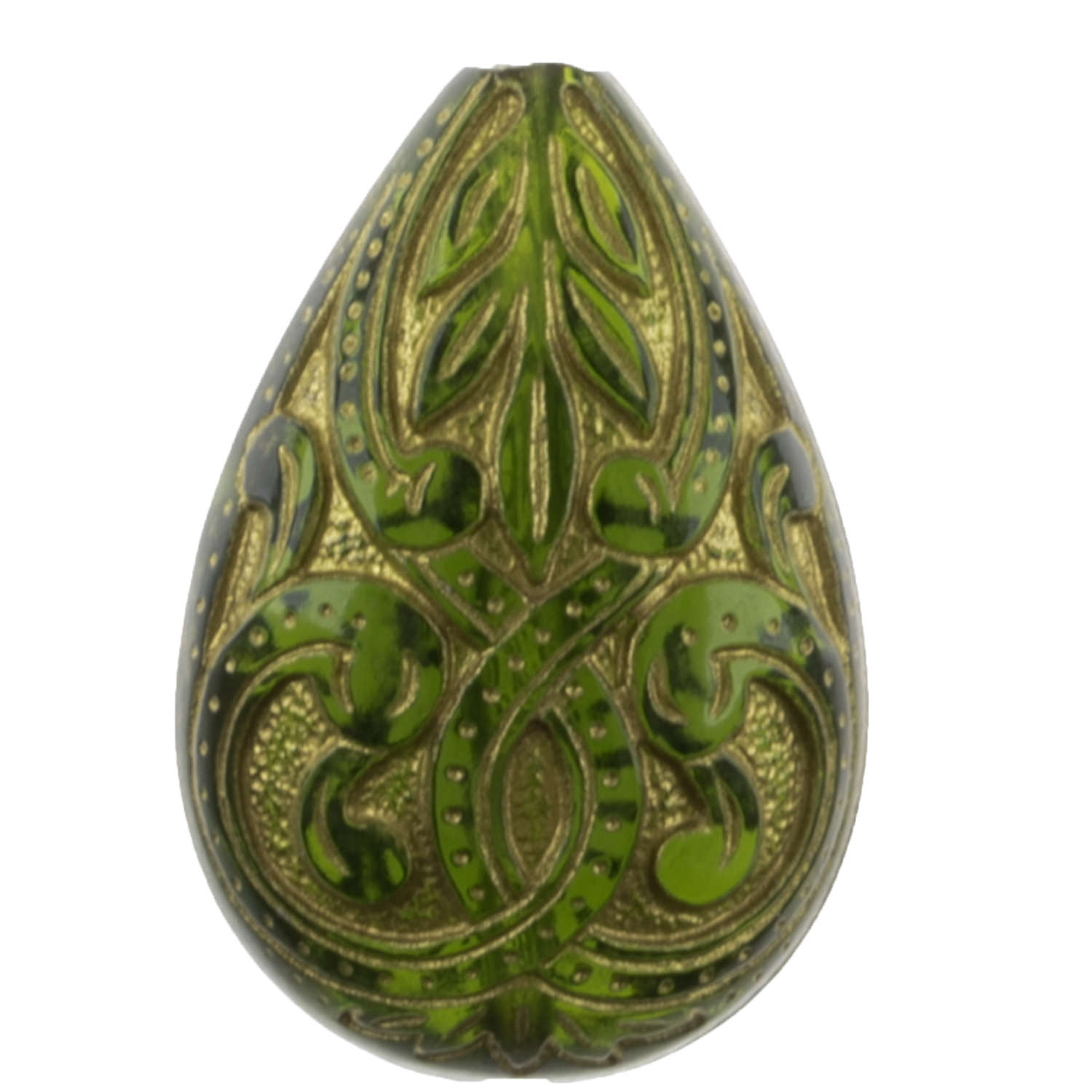 27x18 drop - olive green dark Translucent