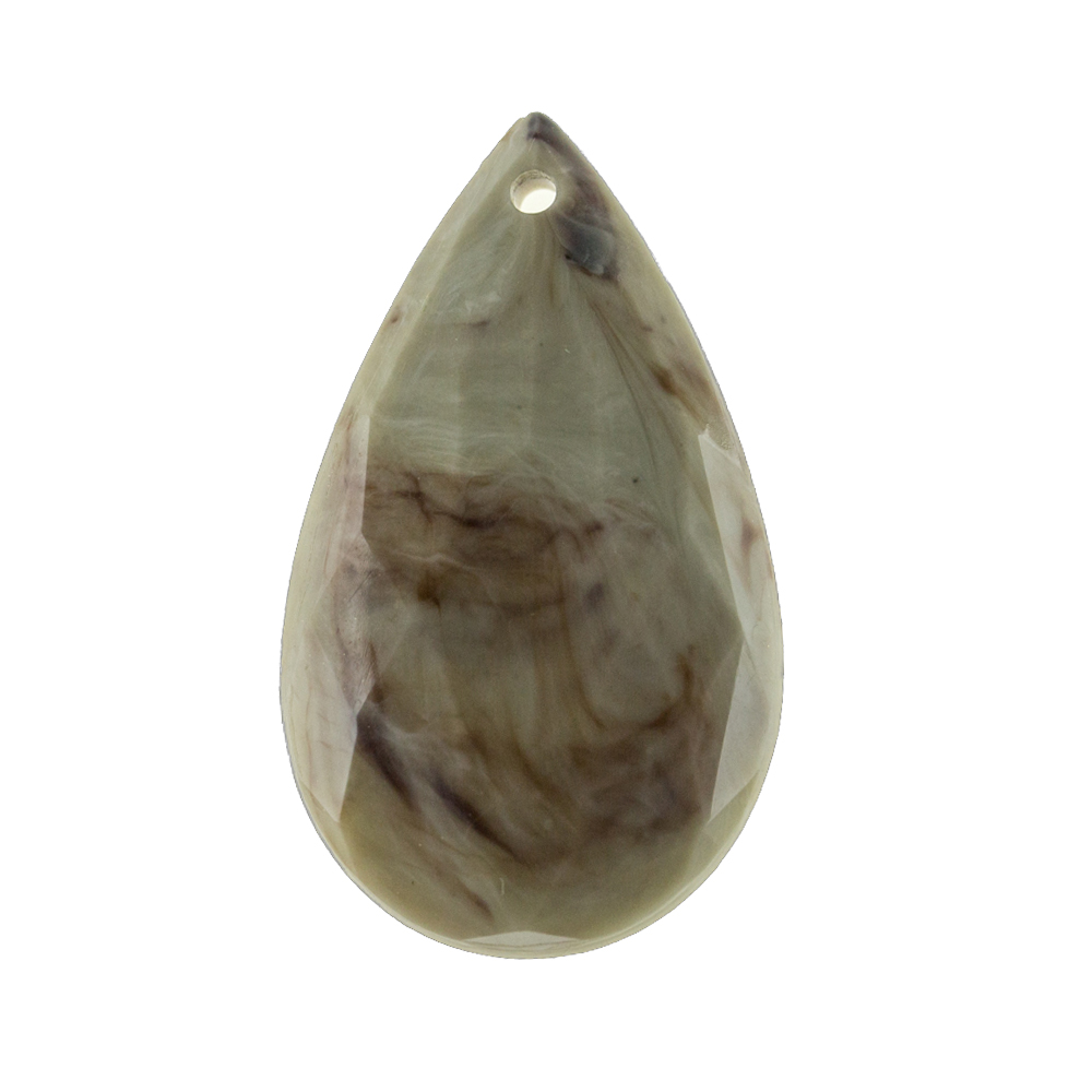 37x22 drop Charm- sesame beige  Marbled