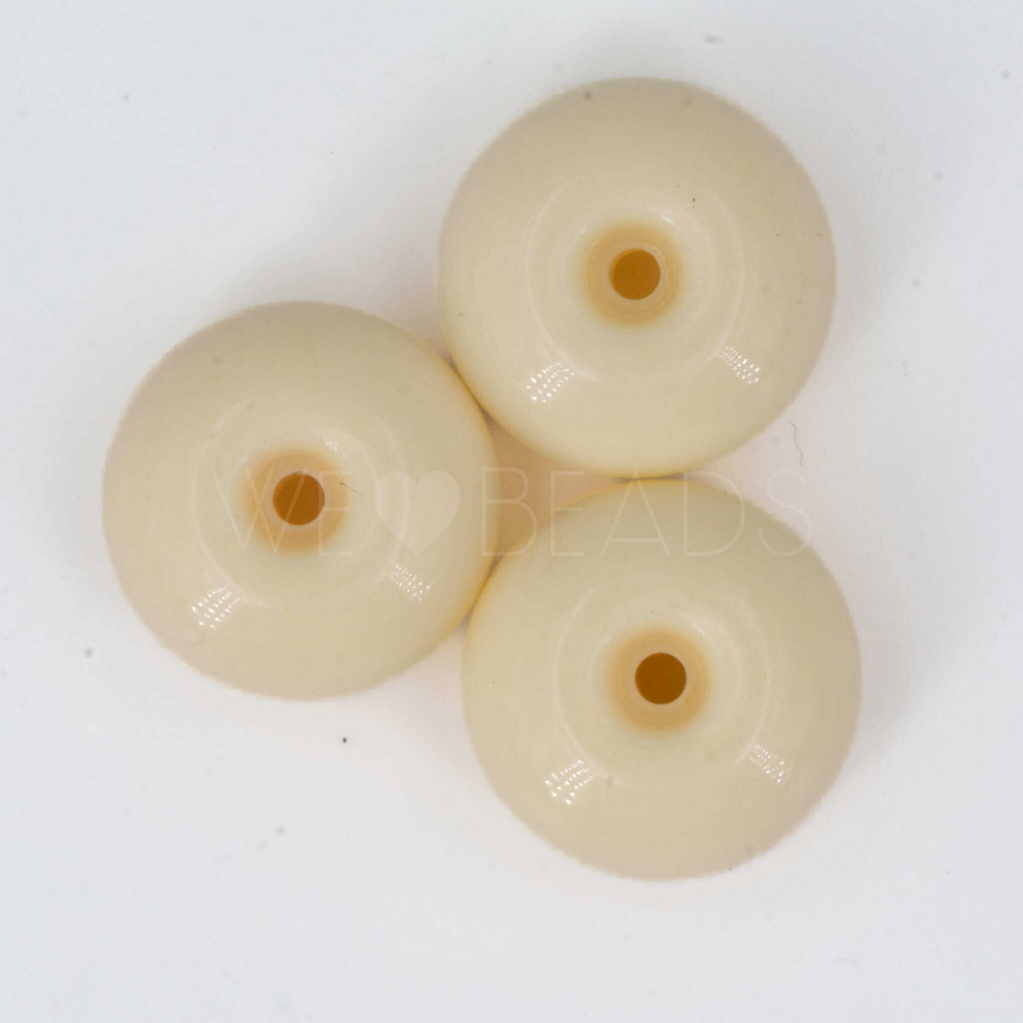 12mm Perle Rondell in elfenbein