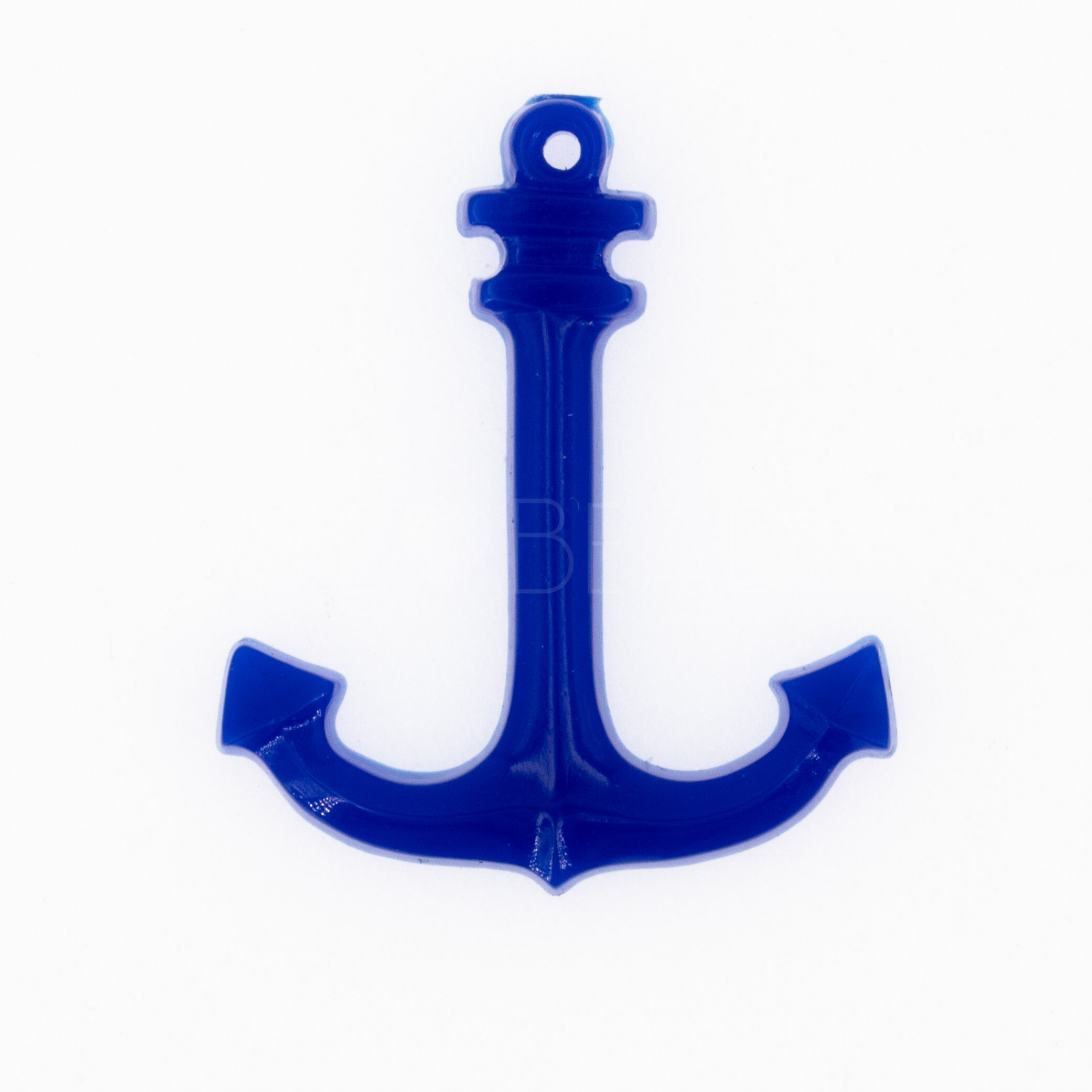 30x26 Anker Anhänger in ultramarinblau