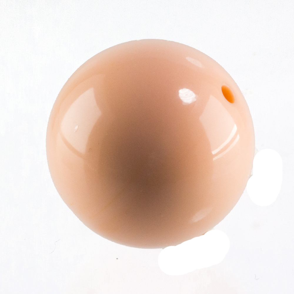 10mm Roundbead in Seashell pink Marbled