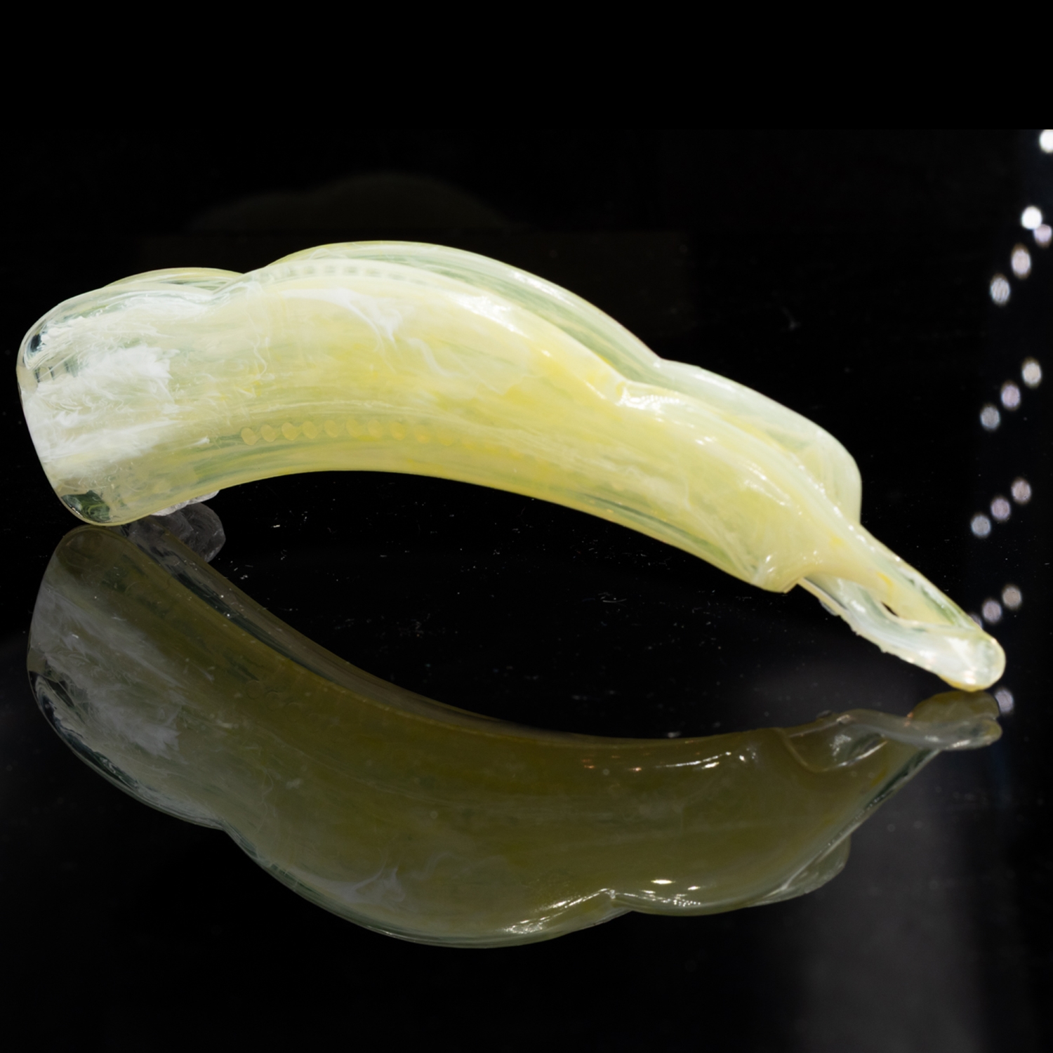 13cm Bananenspange in gelb , Large