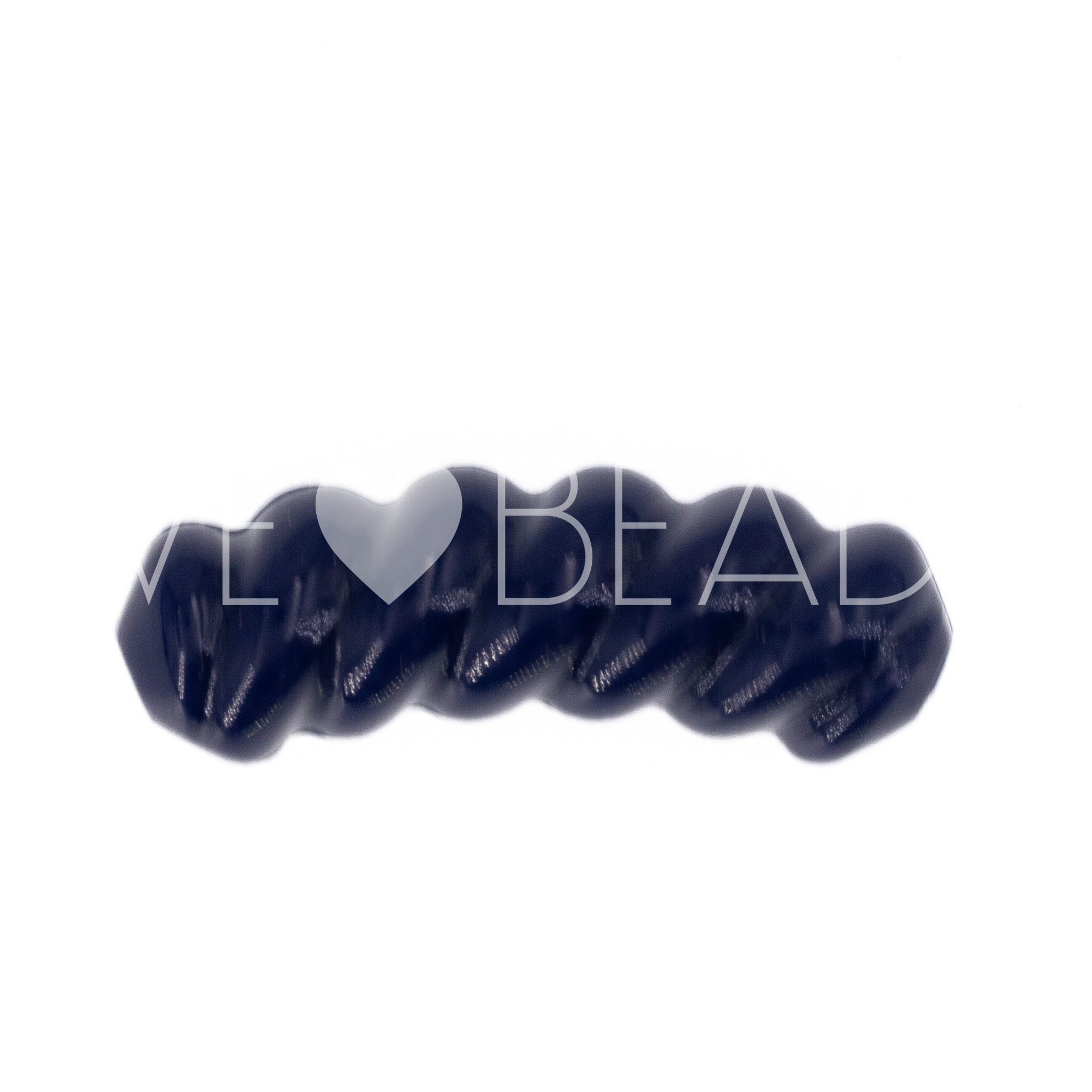  tube Beads in steelblue Opaque