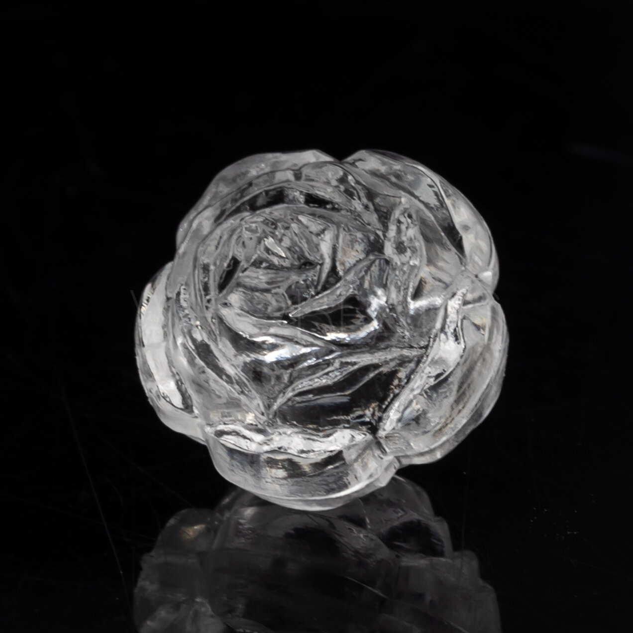 10mm Rose Perle in Kristall