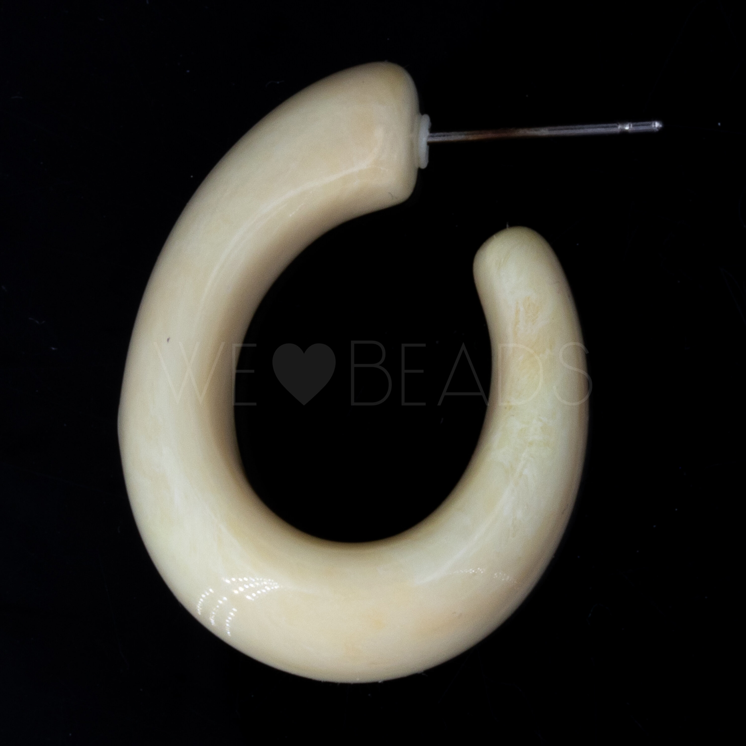 27x21 Elypse Creole in elfenbein 